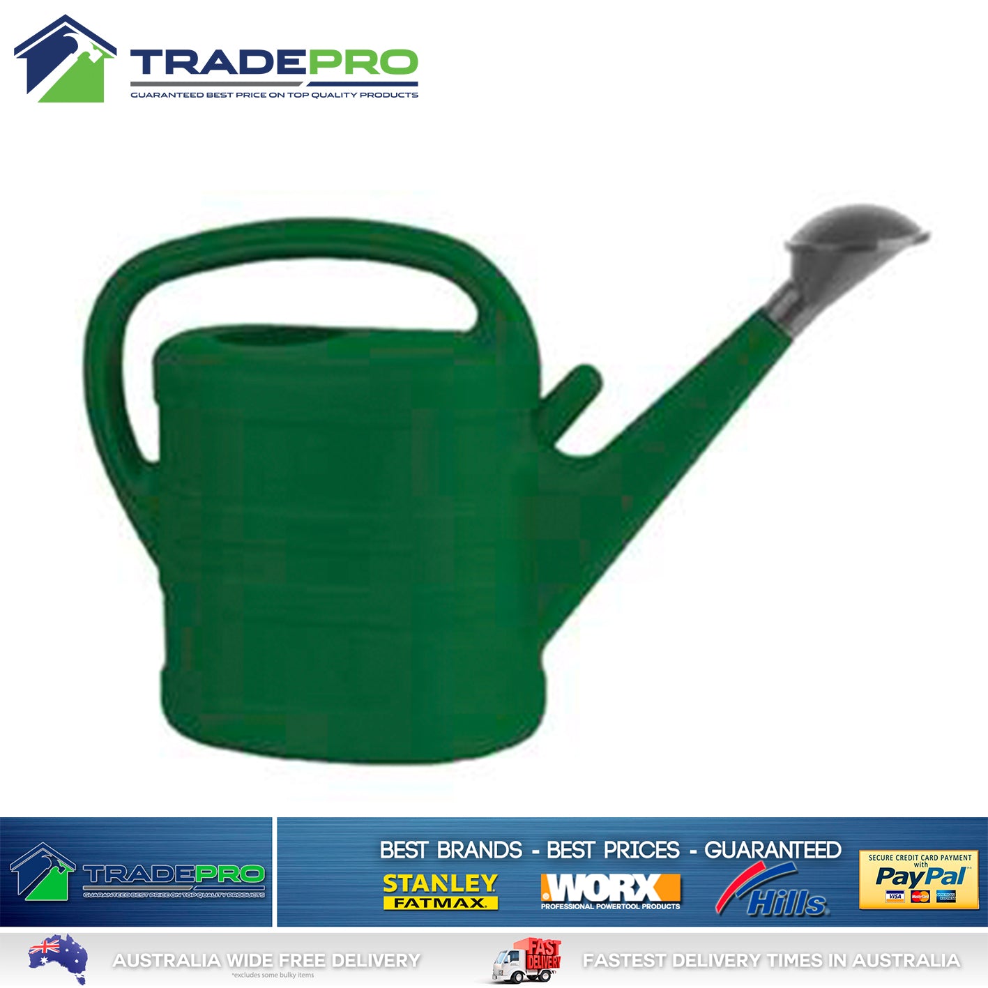 Watering Can 8L Large Buyright UV Stabilized Plastic Flower Plant 7382914