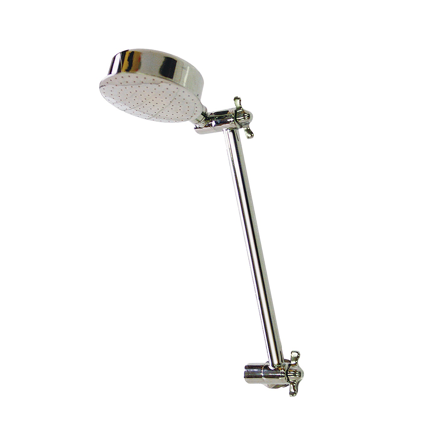 Shower Head & Arm Kit Brasshards® PRO EZYFIT Hi-Low Chrome All Directional WELS
