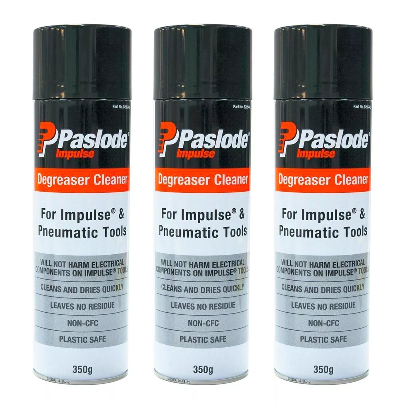 3x Paslode Genuine Impulse Pneumatic Degreaser Cleaner Spray Can 350g Aerosol