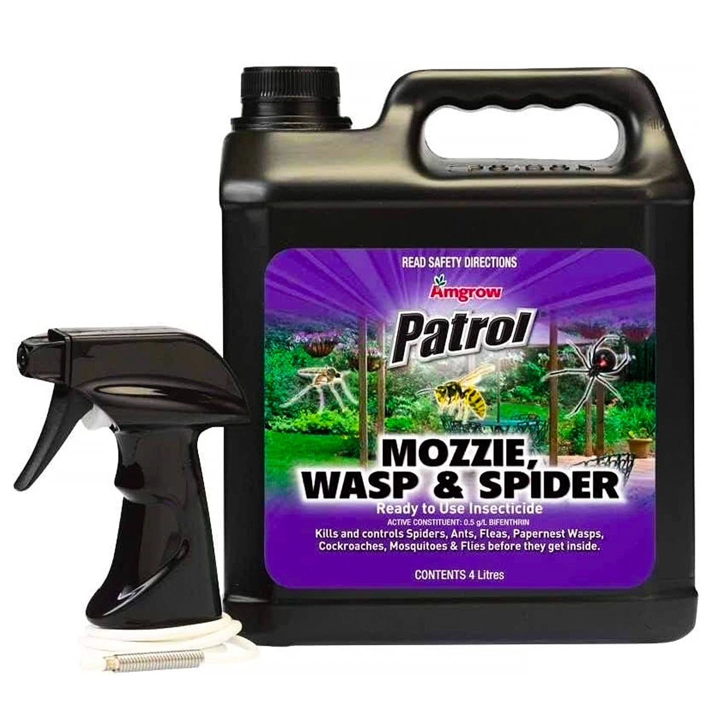 Spray Pesticide Ant Mozzie Wasp Spider Killer 4L Professional Bifenthrin Dead