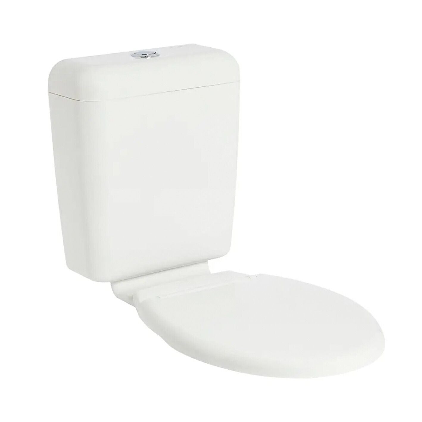 Toilet Cistern with Seat & Link Marbletrend MkII WELS Approved Modern Compact