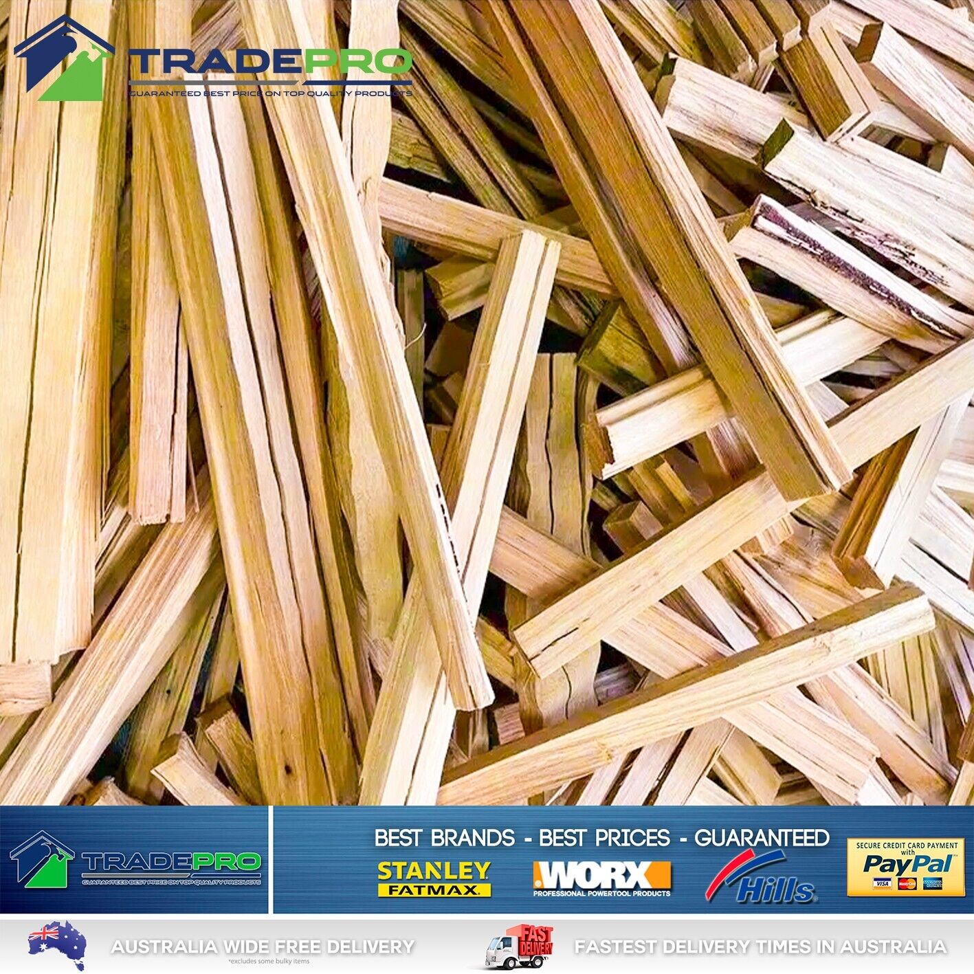 Firewood Kindling Aussie Hardwood Premium 8kg Fire Starter Pizza Oven Wood