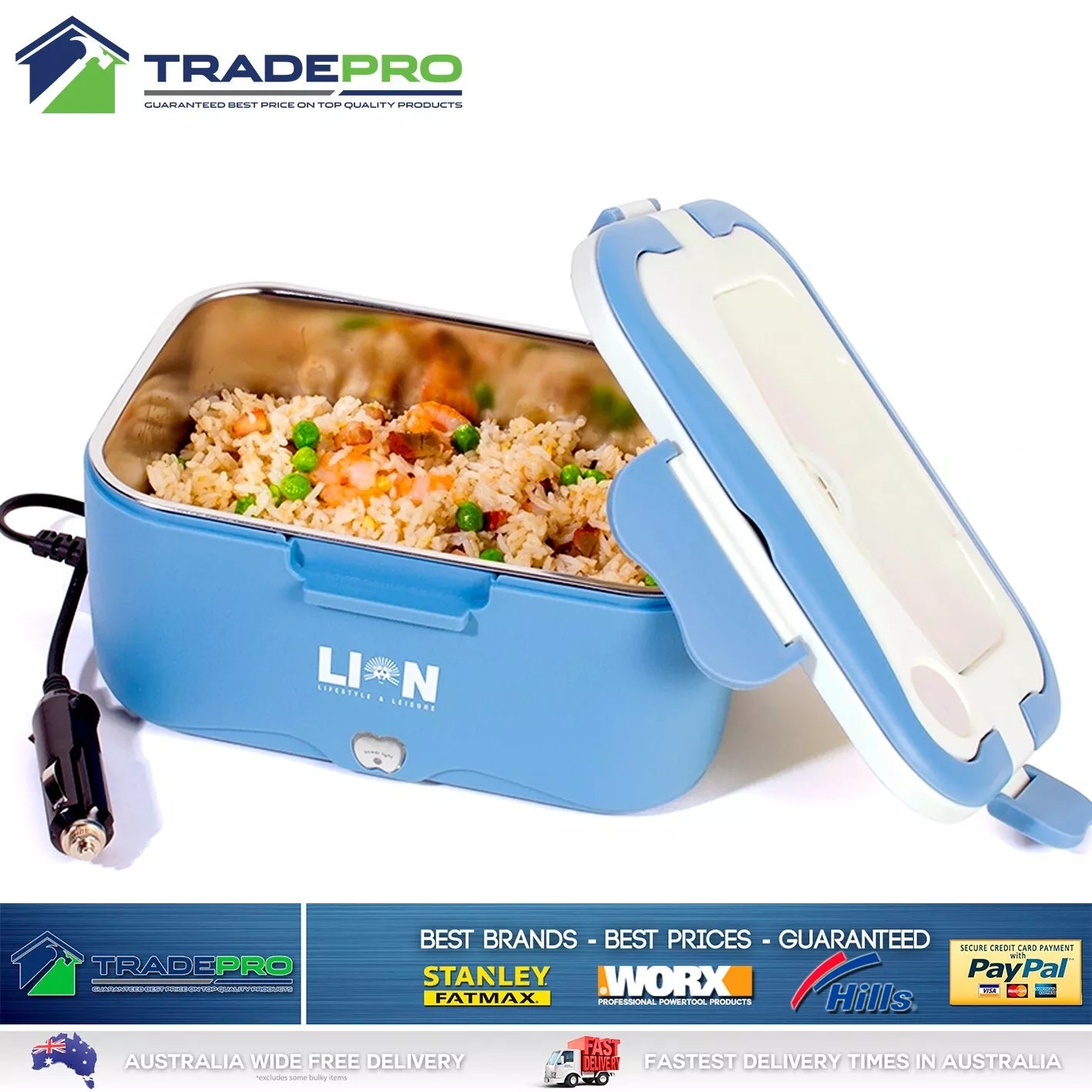 Portable Stove 12v Oven Food Warmer 4WD Car Truck Caravan Boat Camping Lion