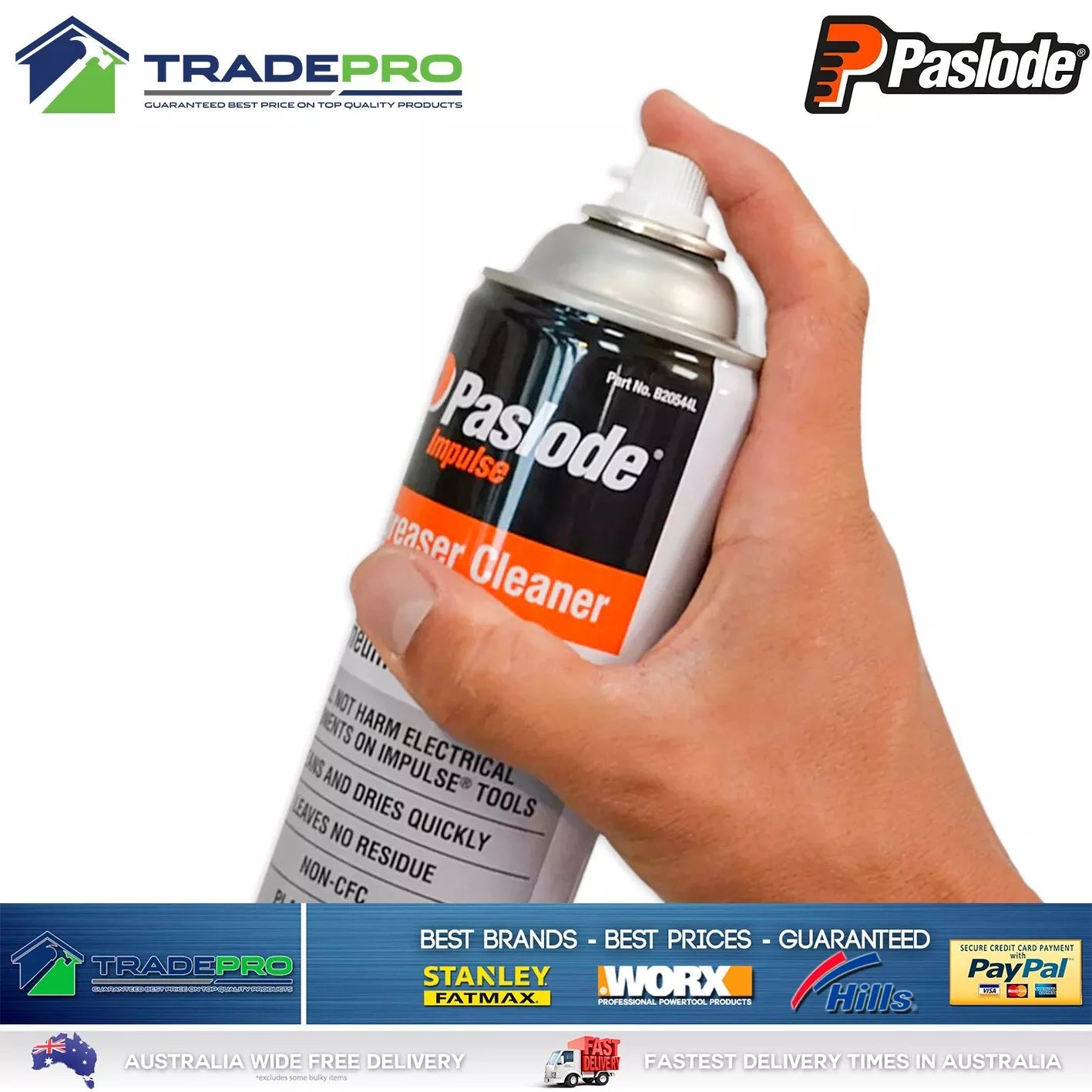 Paslode Genuine Impulse Pneumatic Degreaser Cleaner Spray Can 350g Aerosol