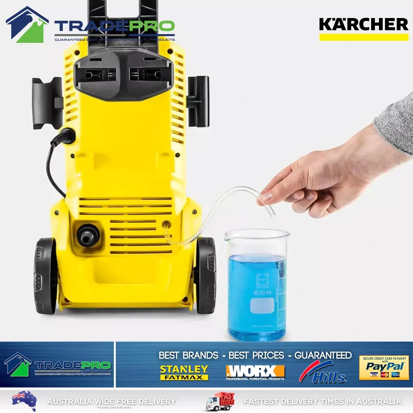 Karcher Pressure Washer K2 Premium 1750PSI Performance Car Home Water Cleaner