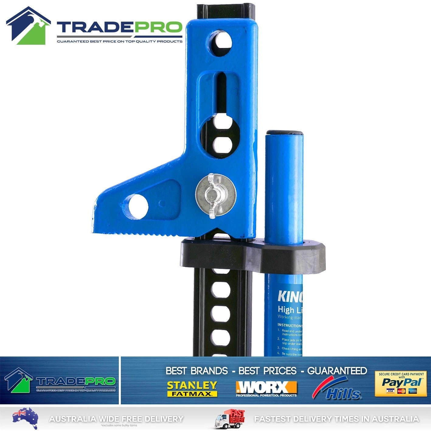Kincrome High Lift Jack 2000kg 4wd Car Heavy Duty Offroad Recovery Lifting 4x4