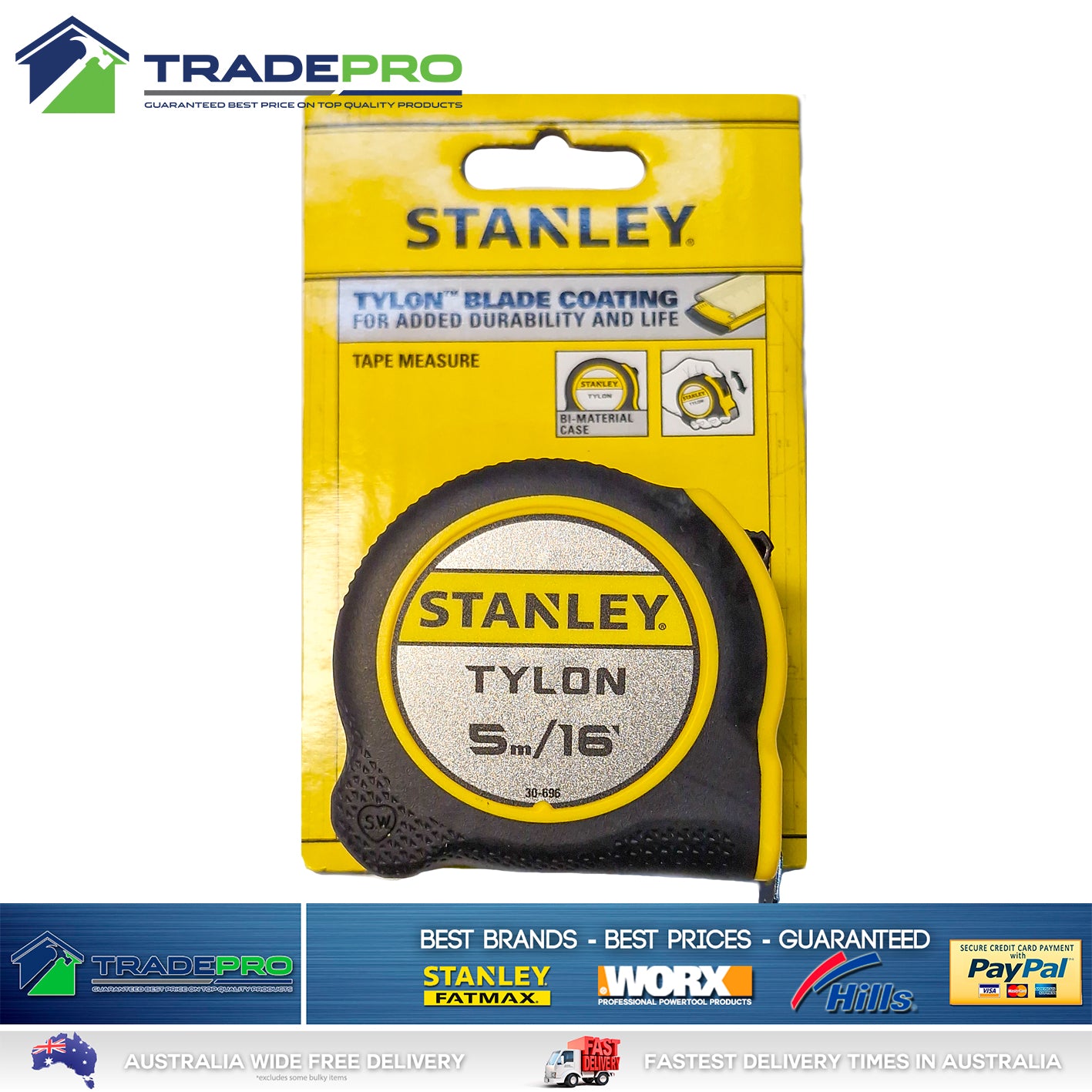 Stanley® Tape Measure 5m Metric Imperial Fatmax Premium Tylon Quality 2549020