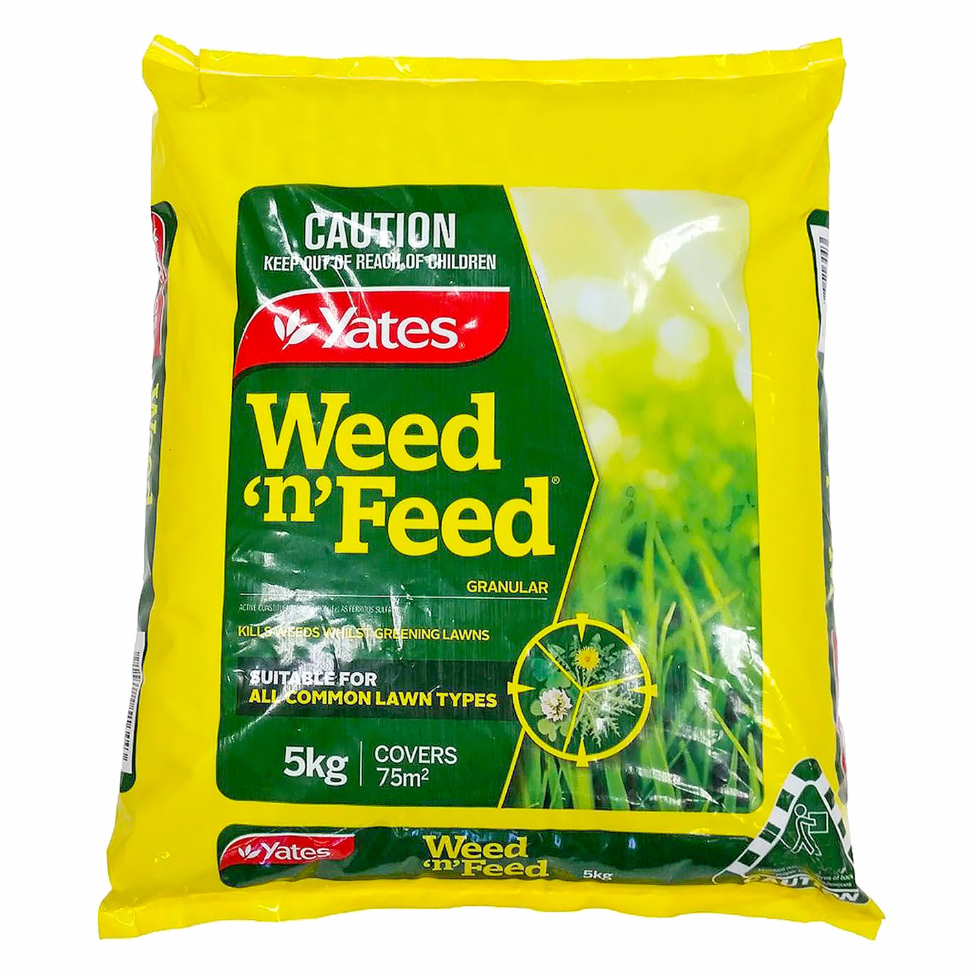 Yates PRO 5kg Buffalo Pro Weed 'n' Feed Granular Weed Killer and Fertilizer