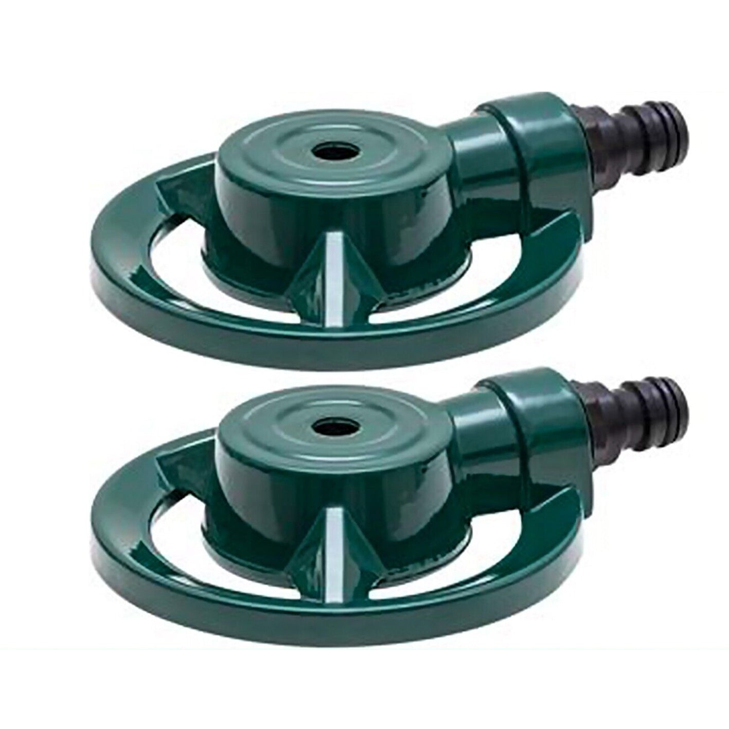 2x Lawn Sprinkler Metal Quality Super Tuff Grass Garden Watering Dads Favourite