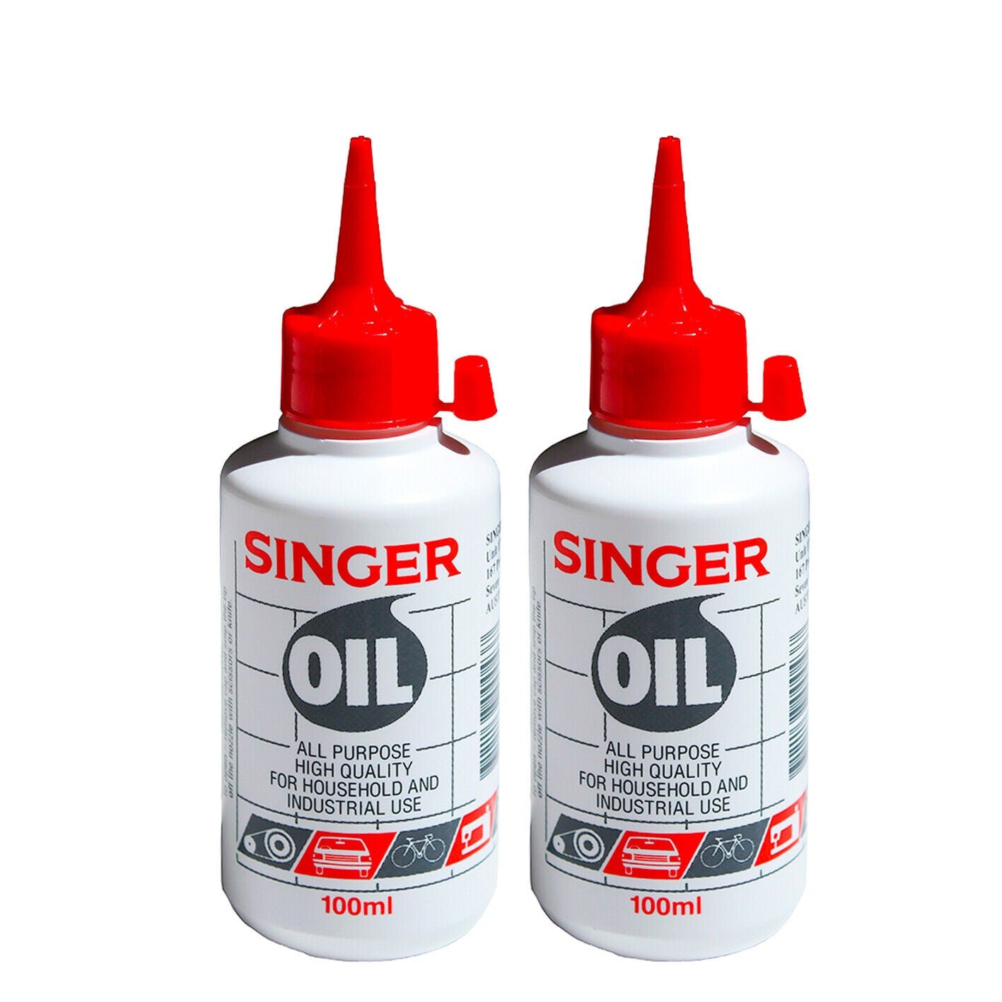 Singer Sewing Machine Oil 200ml Lubricant Domestic Industrial Lube Hinge Lock