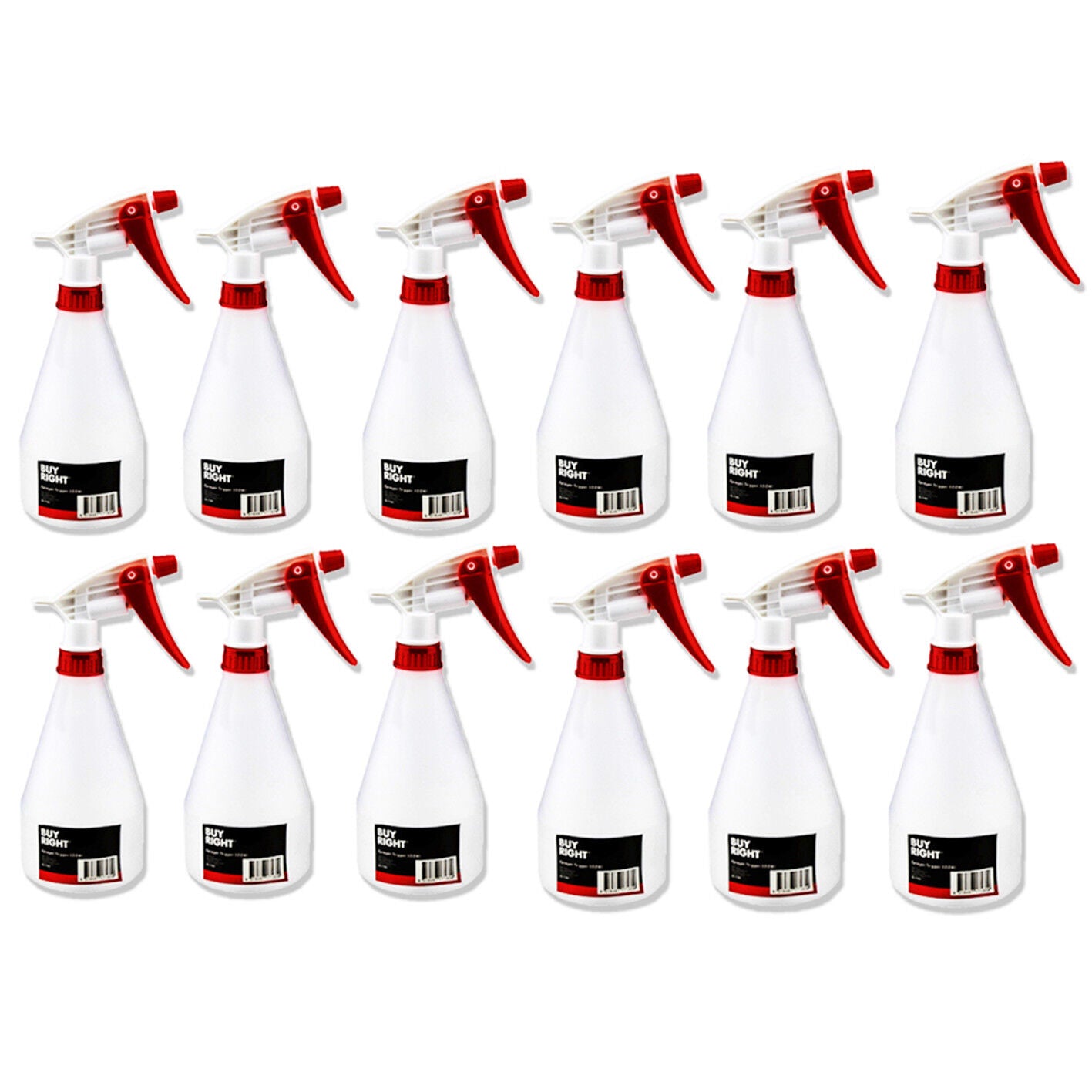 12x Spray Bottle 1000ml 1Ltr Trigger Gun Misting Sprayer Flowers Restaurant
