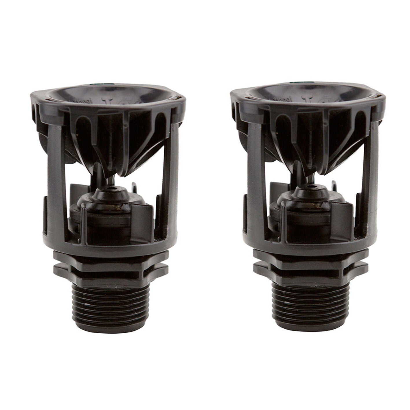 2x Wobble Tee Pro Water Efficient Head Top Only Sprinkler New Model Aust Made