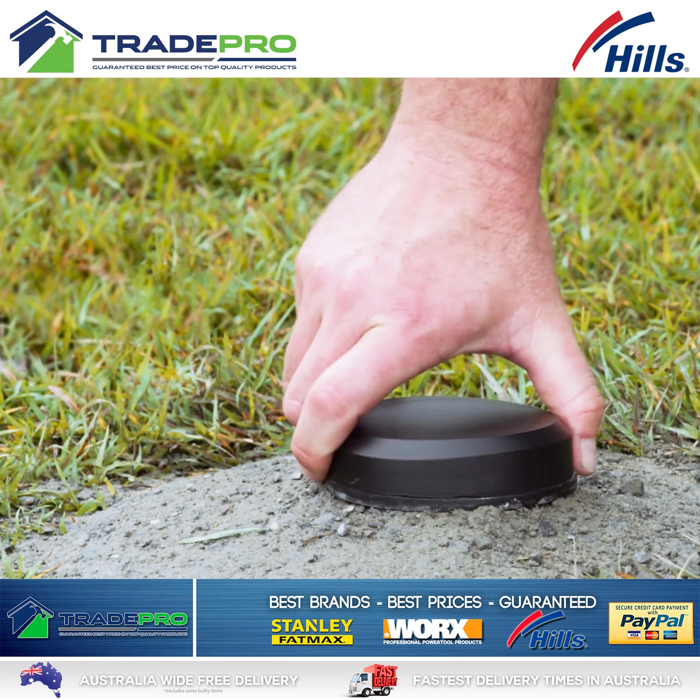 Genuine Hills Ground Socket FD903532 for Rotary Clotheslines Spare Part Airer