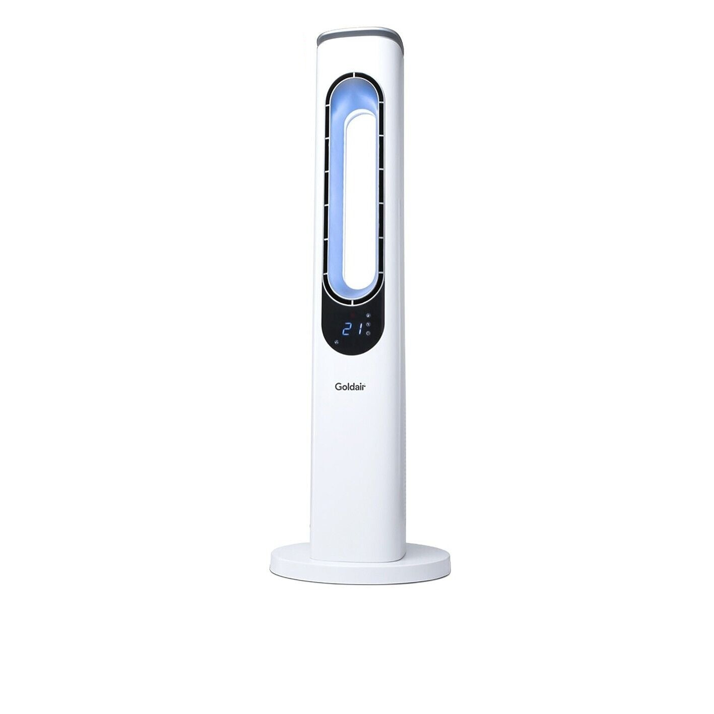 Tower Fan Electric LED 94cm White Goldair Adjustable Cool Large Cooling Portable