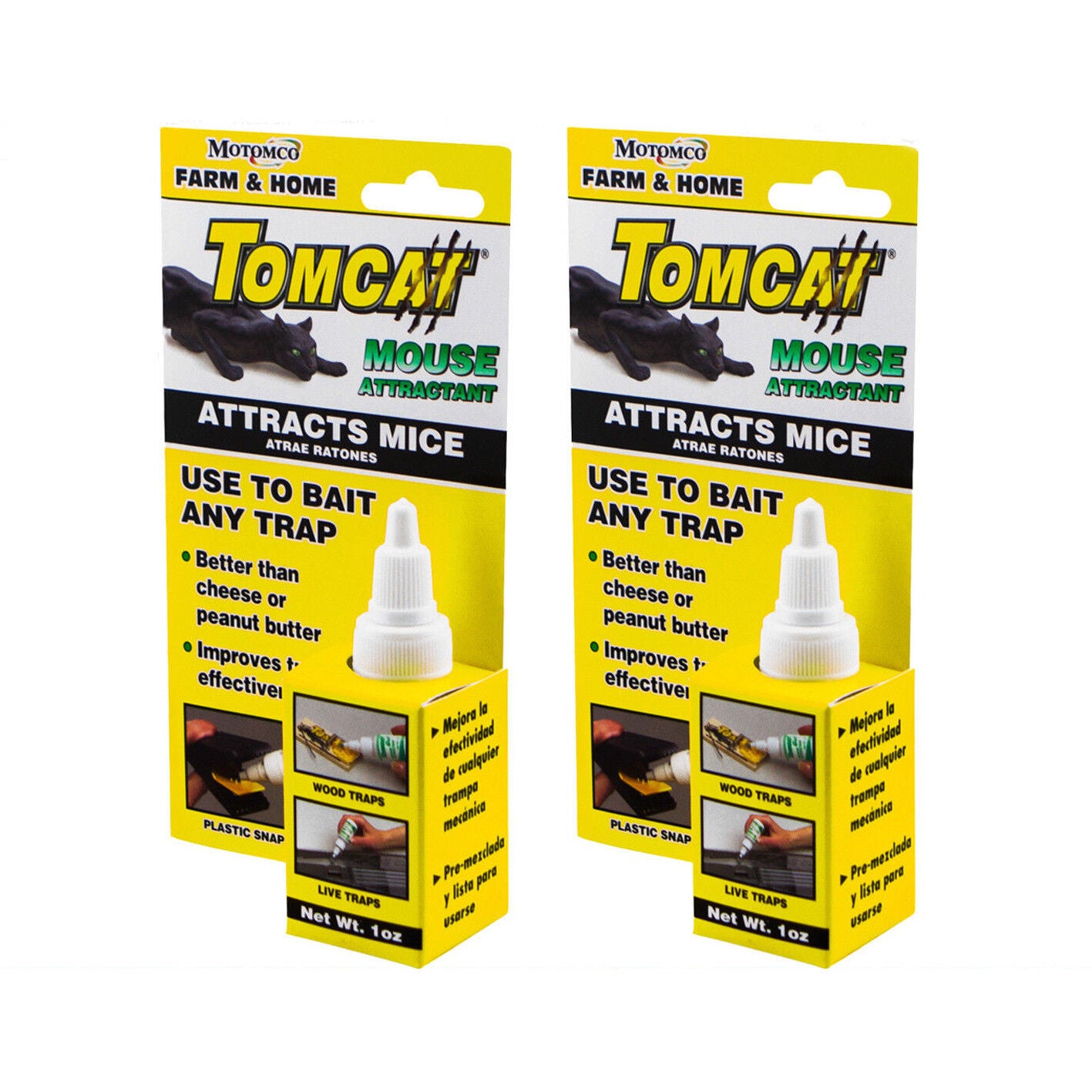 2x Mouse Attractant Gel Tomcat® PRO Baiting Trapping Vermin Rodent Pest Control