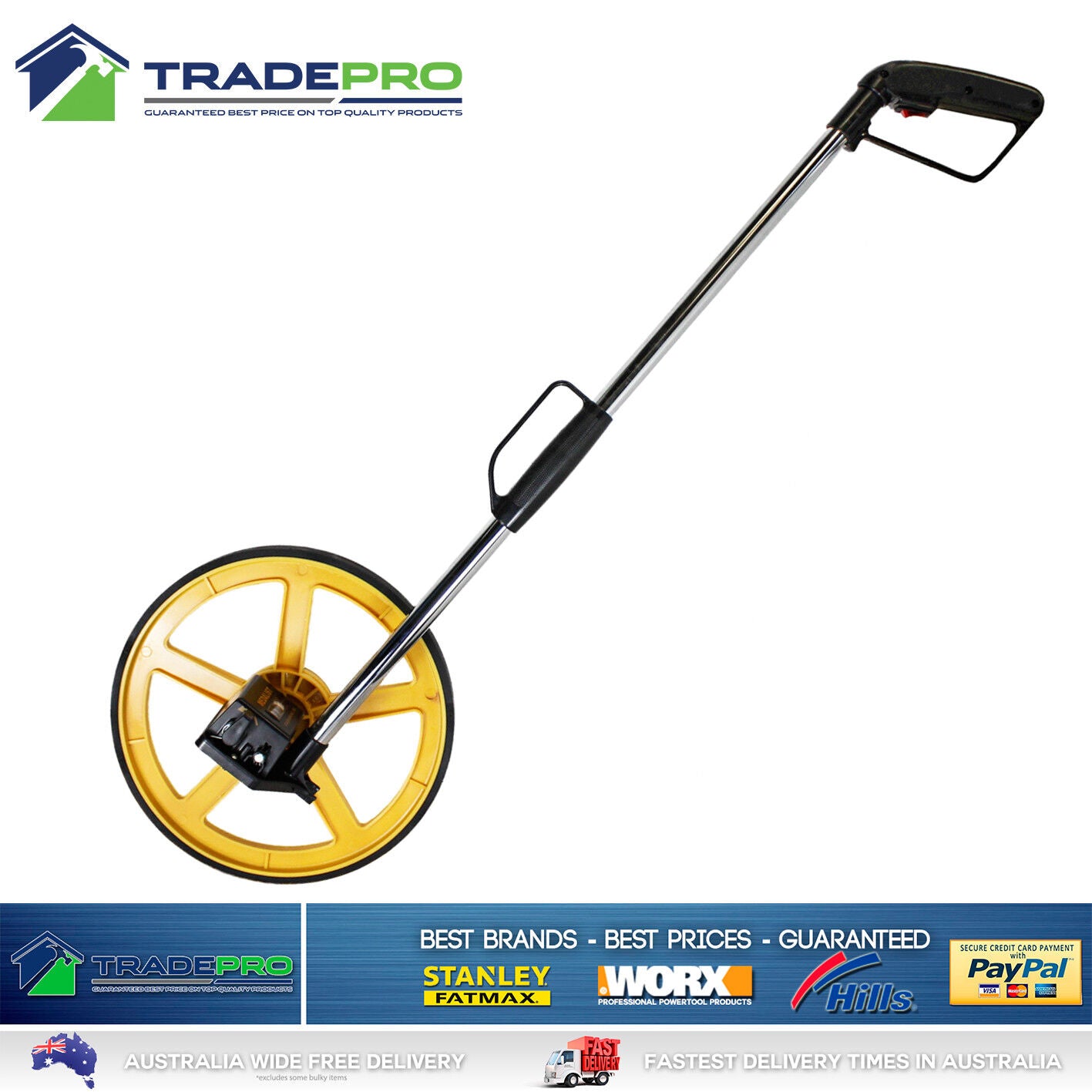 Measuring Wheel 10KM PRO Medalist 318mm Distance Night Light Carry Bag Folding