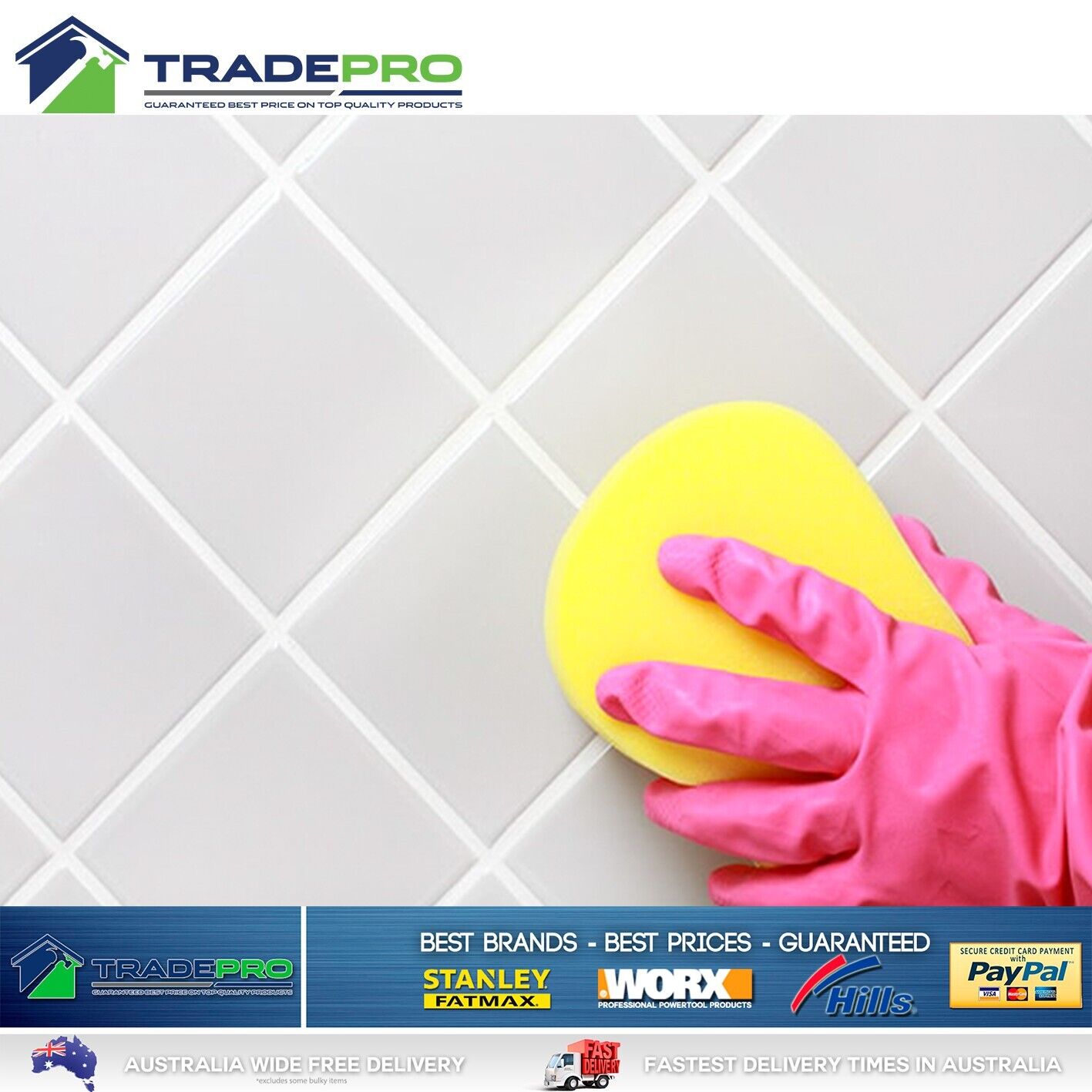 Tile Grout 800g Coloured White Premix Dunlop Wall Floor In Outdoor Ready Powder