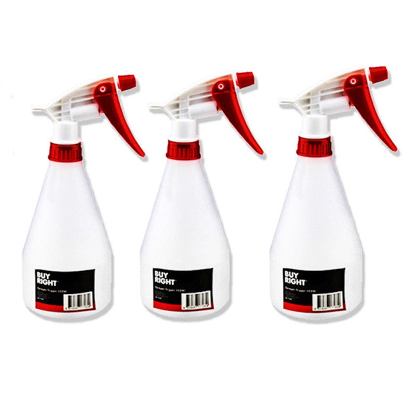 3x Spray Bottle 1000ml 1Ltr Trigger Gun Misting Sprayer Flowers Restaurant Clean