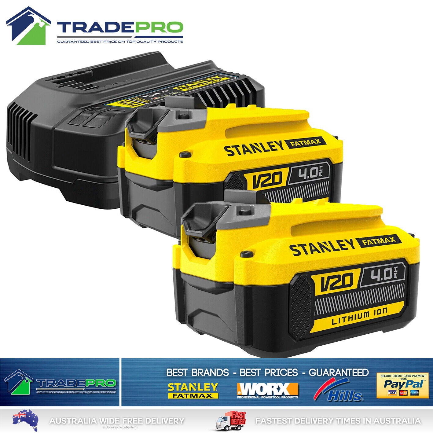 Stanley® Fatmax 18V Slide Mitre Saw Kit Cordless Compound Drop Bevel Battery Set