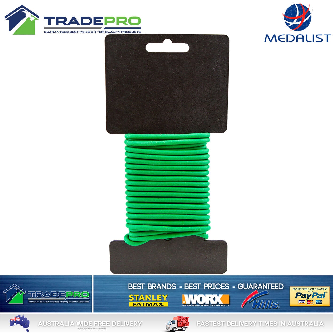 Garden Tie Quality Thick 5m Reuseable Soft Twist Wire Plant Trees Shrubs 5Mtr