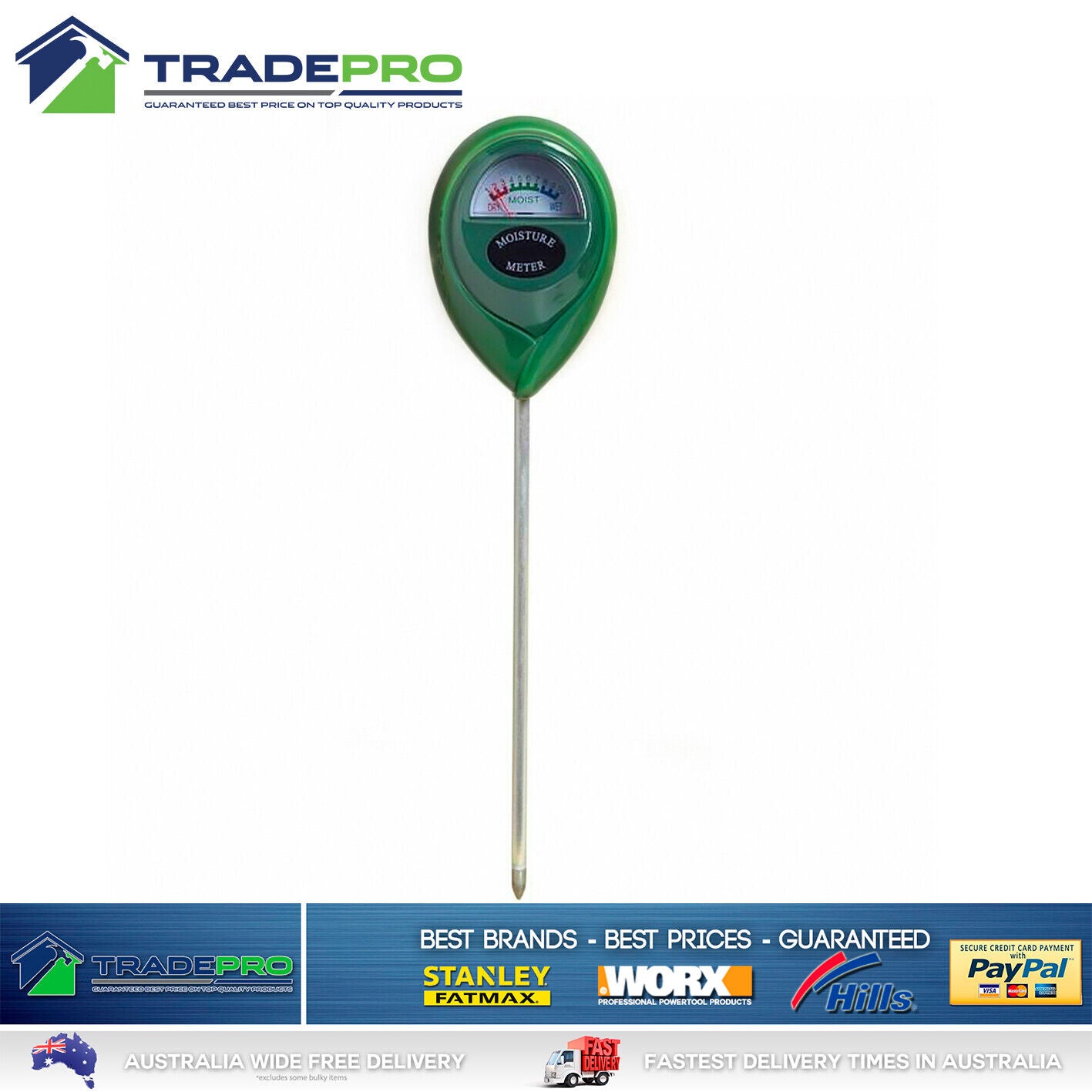 Soil Tester Moisture Meter Pro GardenTrend Quality Indoor and Outdoor Plant
