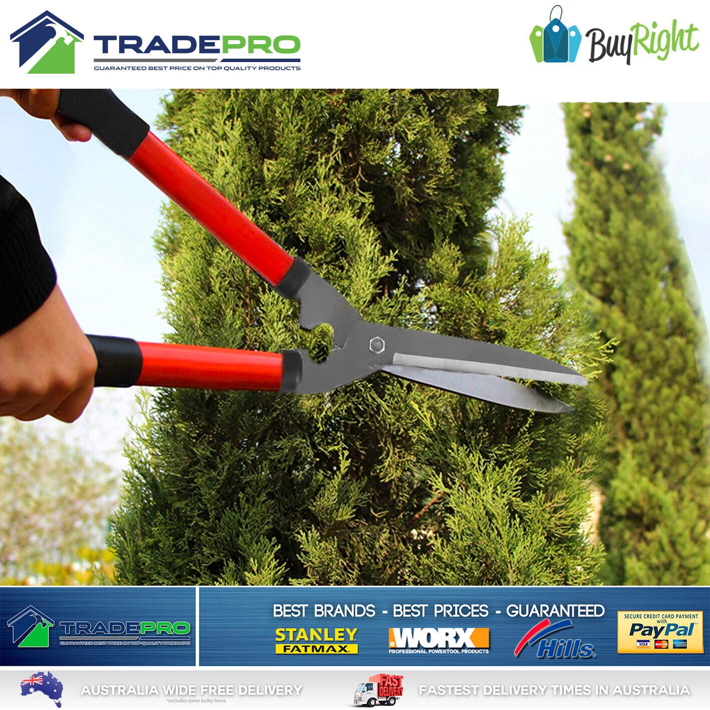 Pruning Loppers Hedge with Handles Plant Bush Tree Lopper Pruner Shears Garden