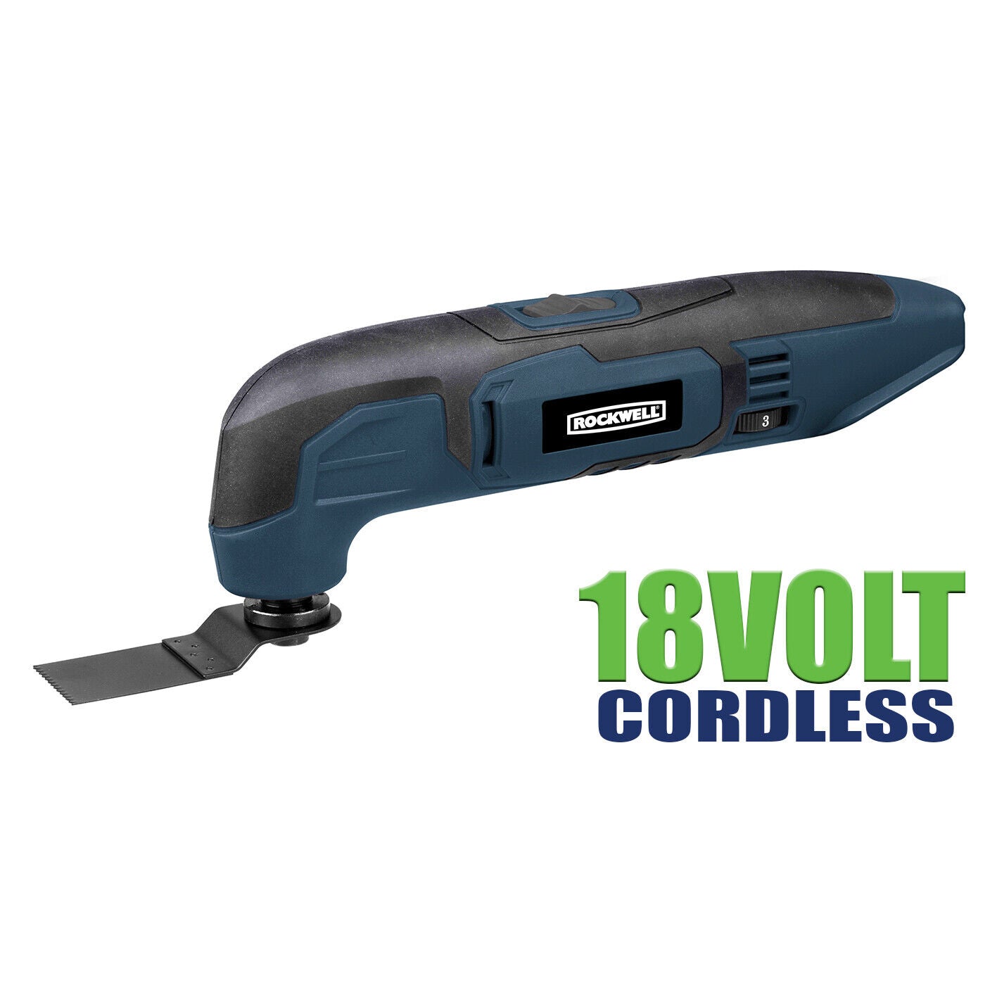 Oscillating Multi Function Sonic Tool 18V H/Duty 7pc Kit Rockwell® by Worx Naked