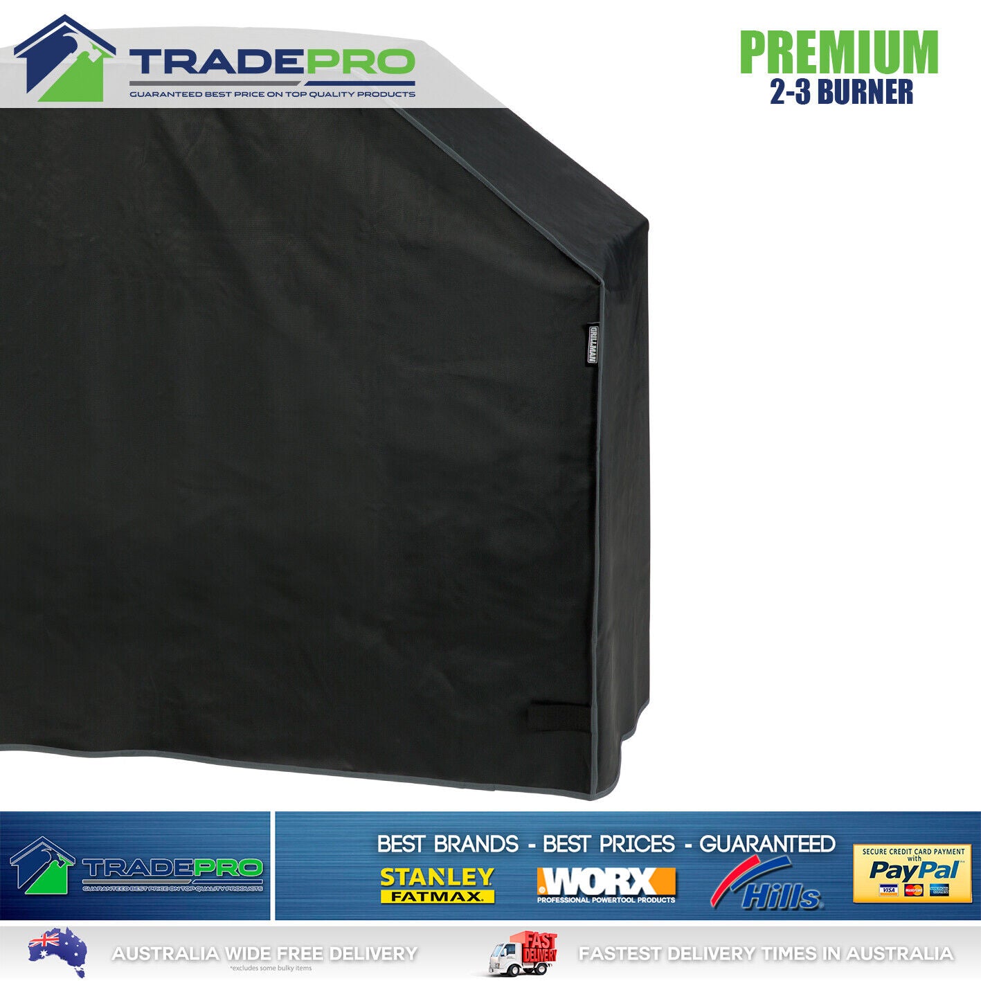 Grillman® BBQ Hooded Small Waterproof UV Resistant Cover Outdoor Gas Barbecue