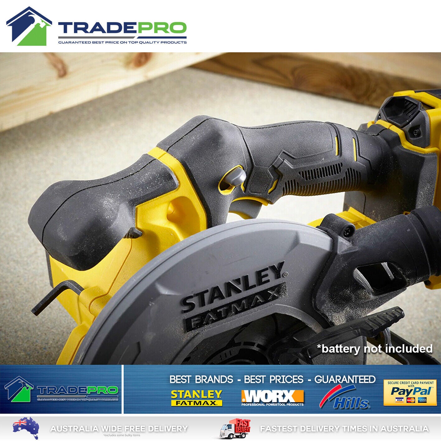 Stanley® Fatmax 18V Cordless Circular Saw Genuine SFMCS500B PRO Tool Only