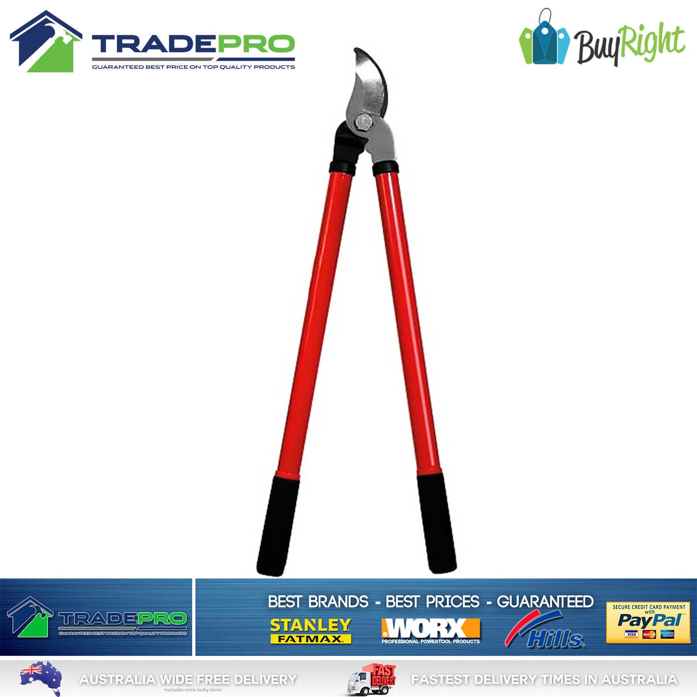 Pruning Loppers Bypass with Handles Orchard Grape Vine Tree Lopper Pruner Shears
