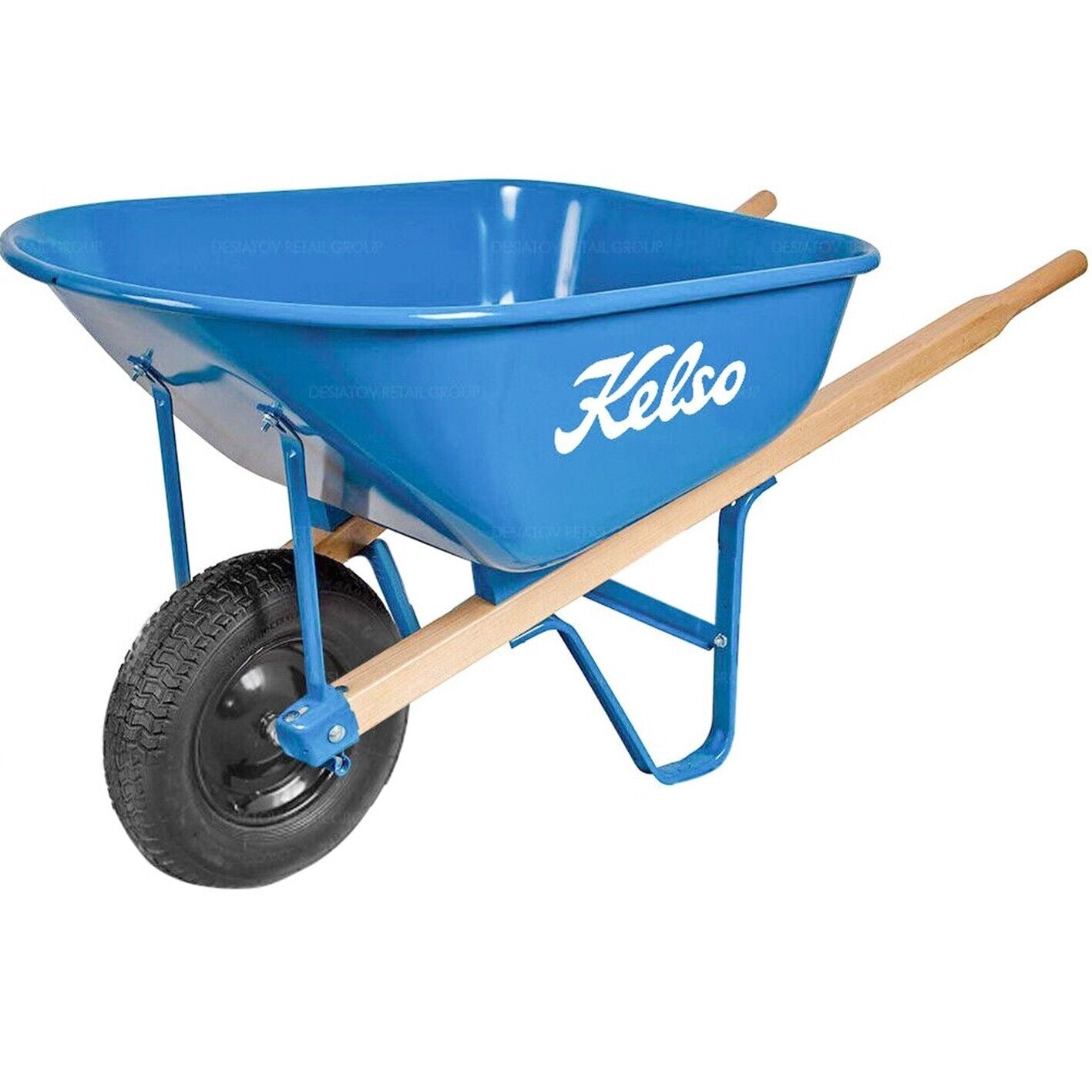 Kids Wheelbarrow Kelso Timber Handles and Poly Tray Wheel Barrow Garden Cart