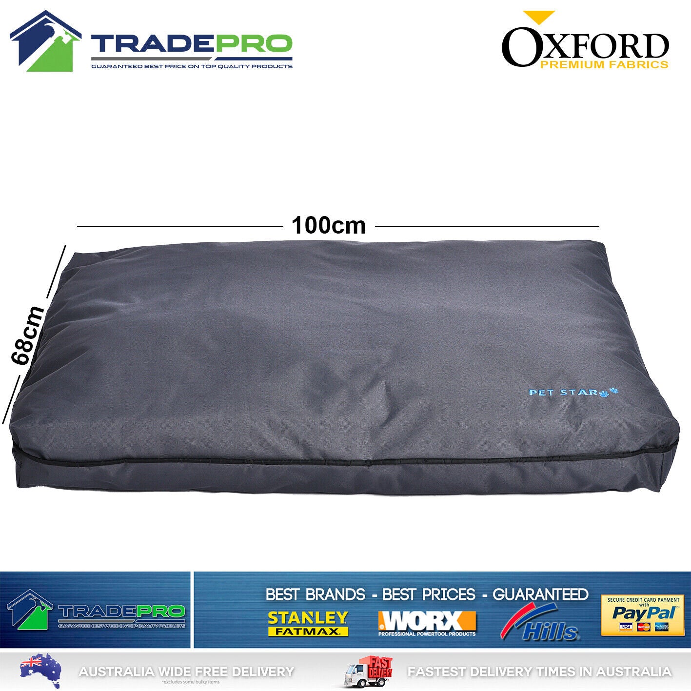 Pet Bed Waterproof Outdoor & Indoor Large Dog Cat Oxford Soft Sleeping Mattress