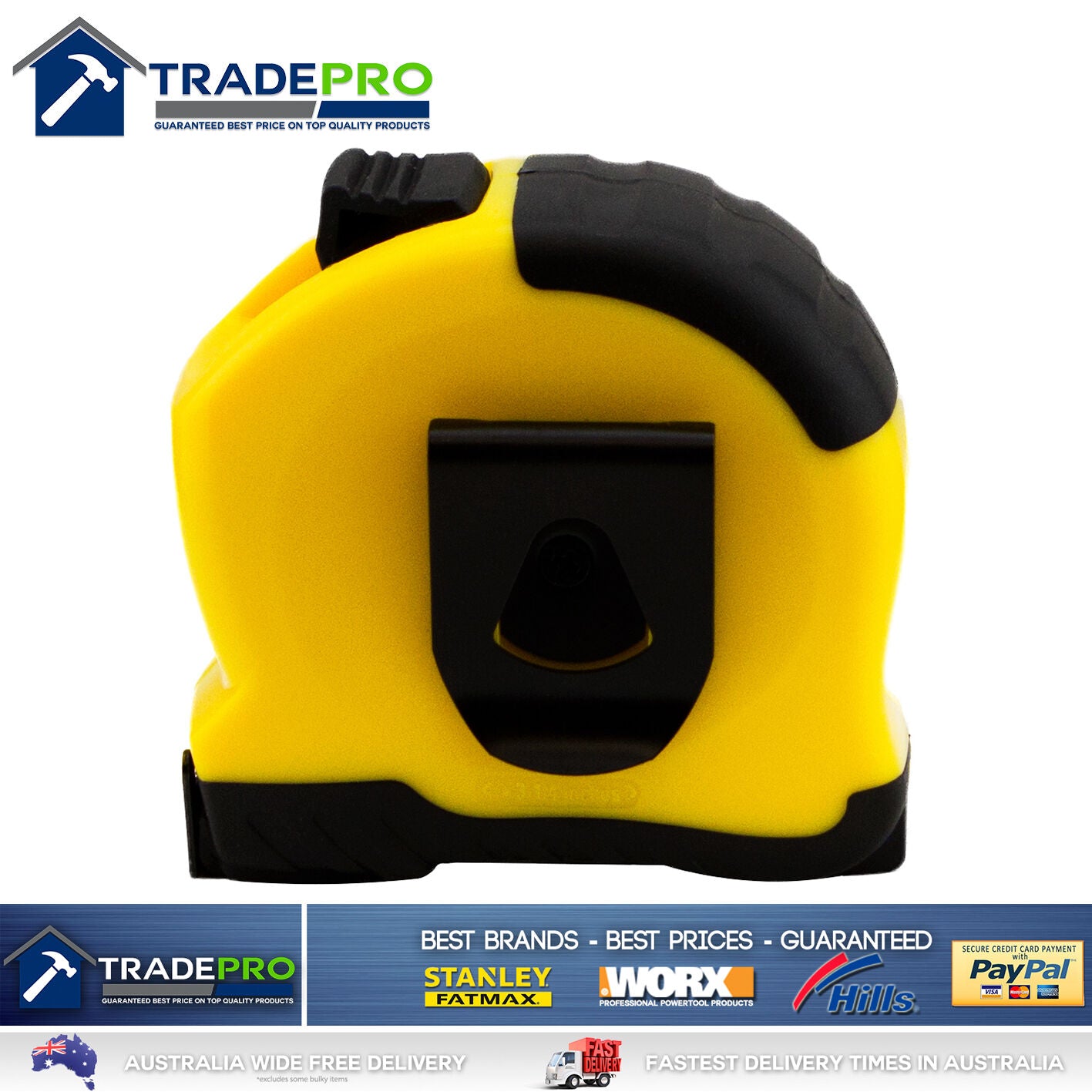 Stanley Tape Measure 8m Metric Fatmax Quality 8Mtr Metre Assorted Yellow Orange