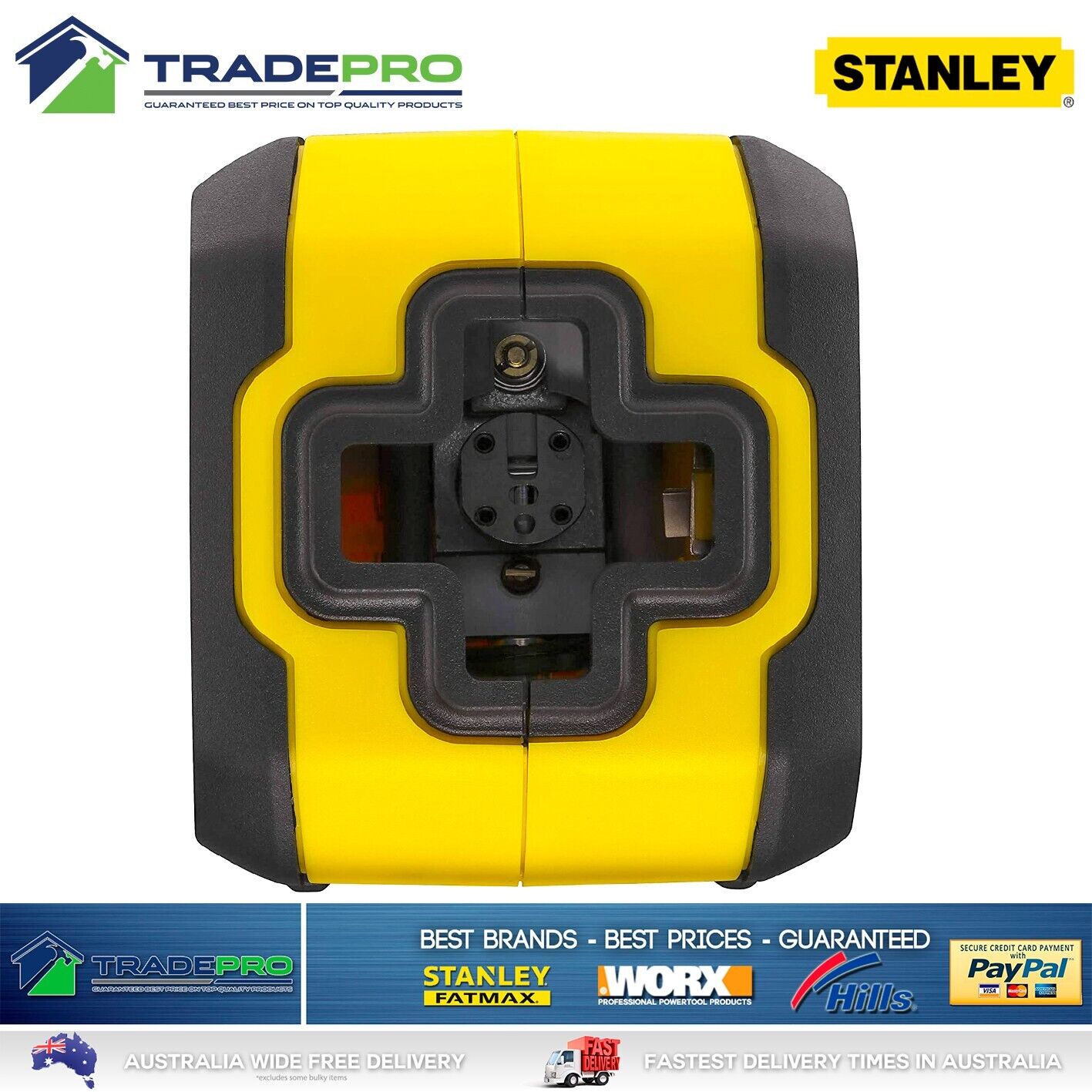 Stanley Cross Line Laser Red Leveling Distance Accurate Transversal Pendulum PRO