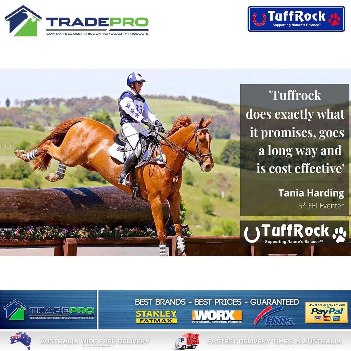 Tuffrock EJF 5kg Equine Horse Joint Support Formula Natural Feed Additive PRO