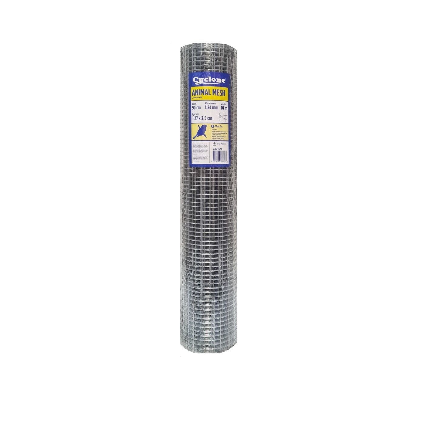 Wire Mesh Fence Welded Galvanized Bird Aviary Vermin Snake 10m x 900mm 25mmx12.7