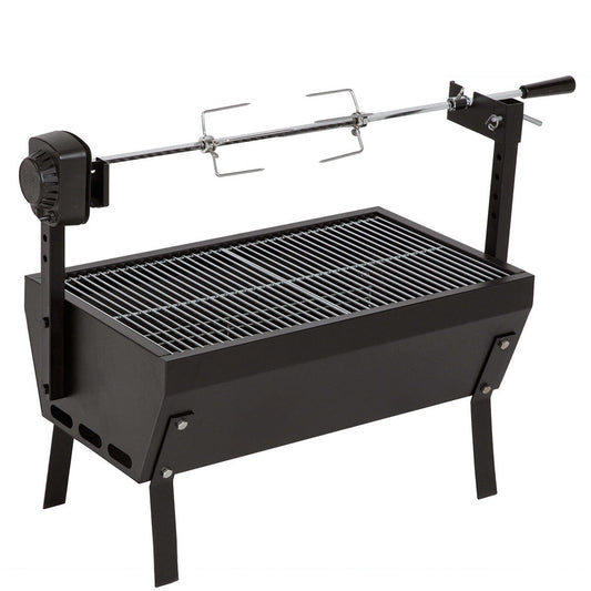 Spit Roaster Rotisserie BBQ Full Size Charcoal Grill Quality Heavy Duty 650mm