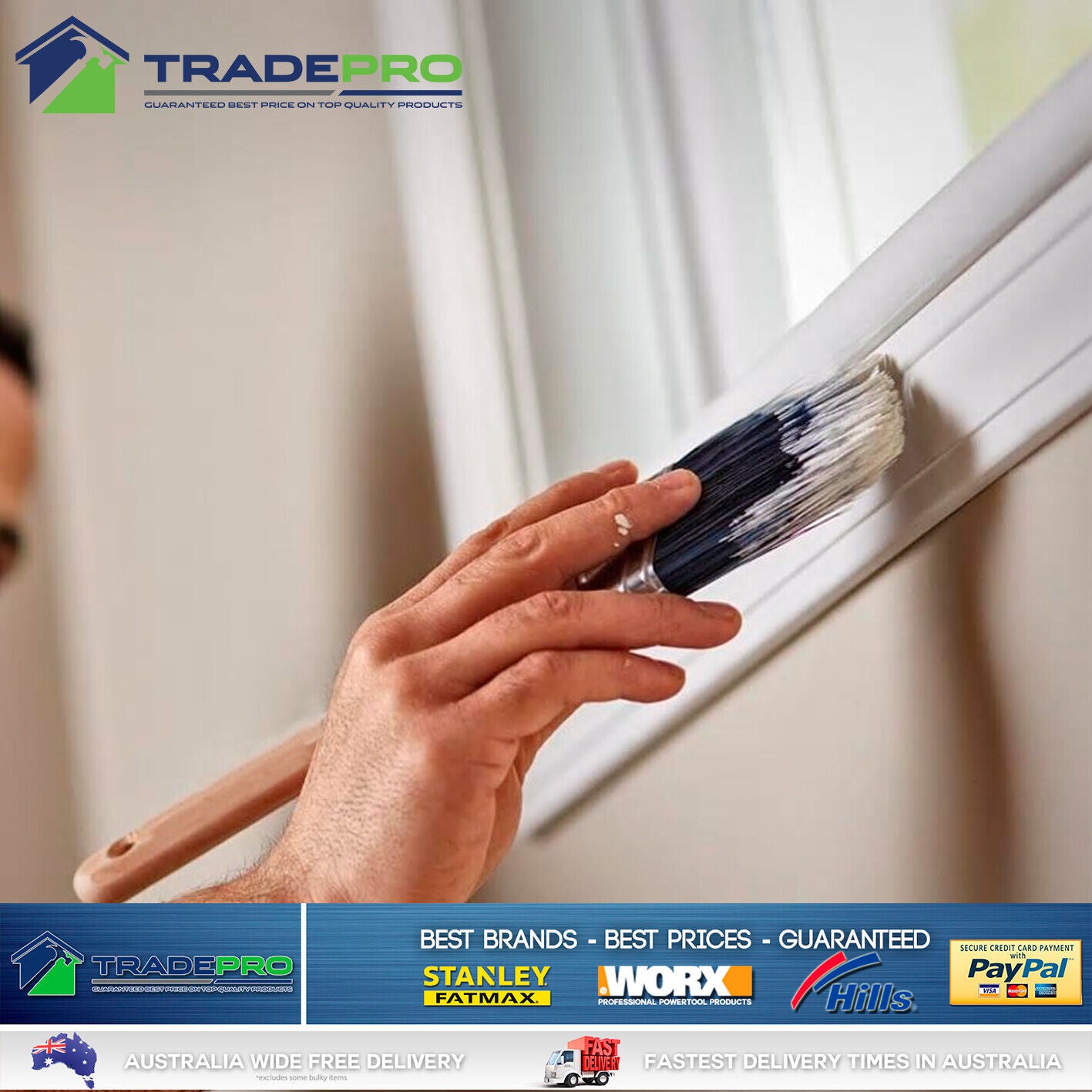 Brush Accent 38mm Quality PRO Paint Brush with Wood Handle Purdy Swan Style