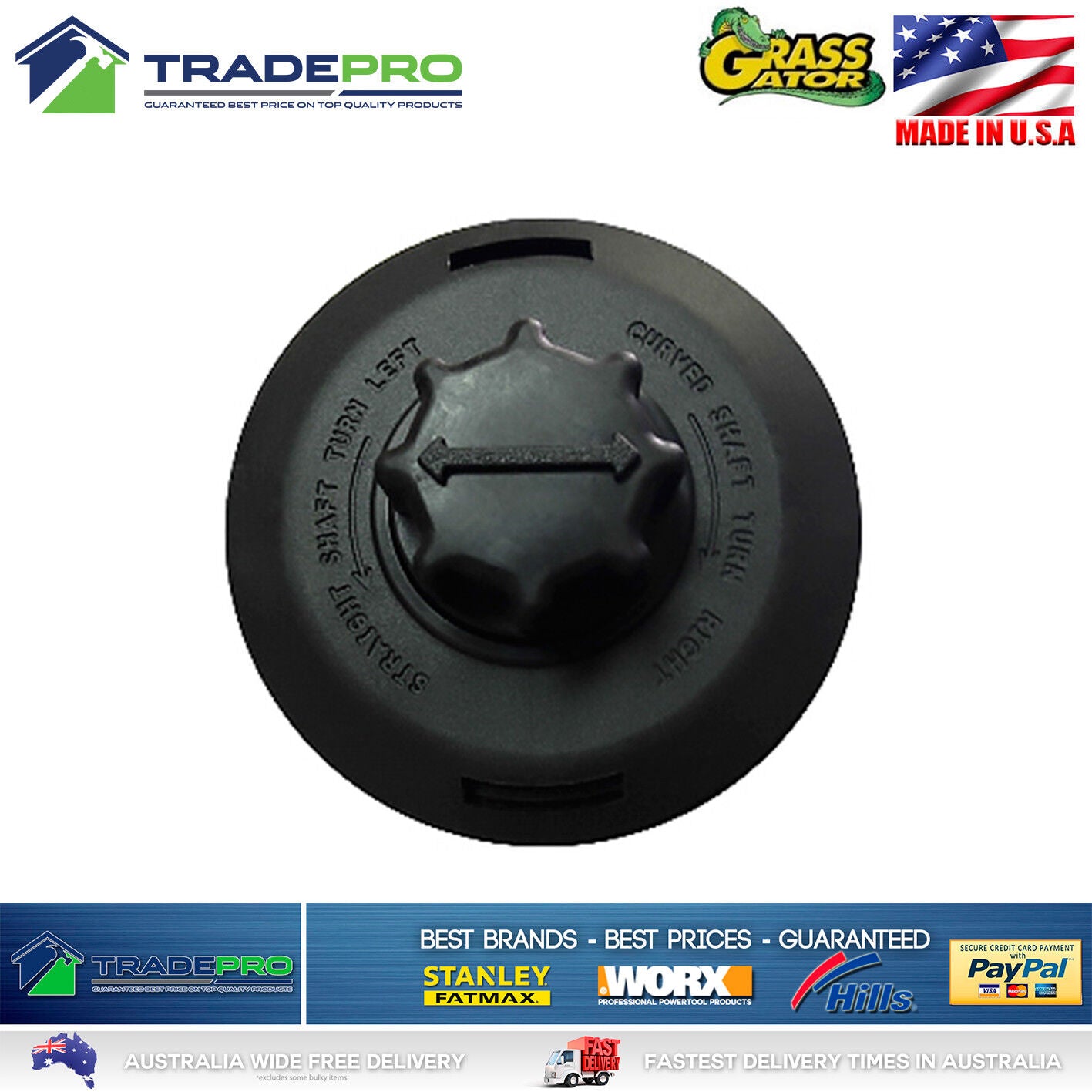 Trimmer Head Grass Gator® Whipper Snipper Unversal Fit Bump Feed Replacement