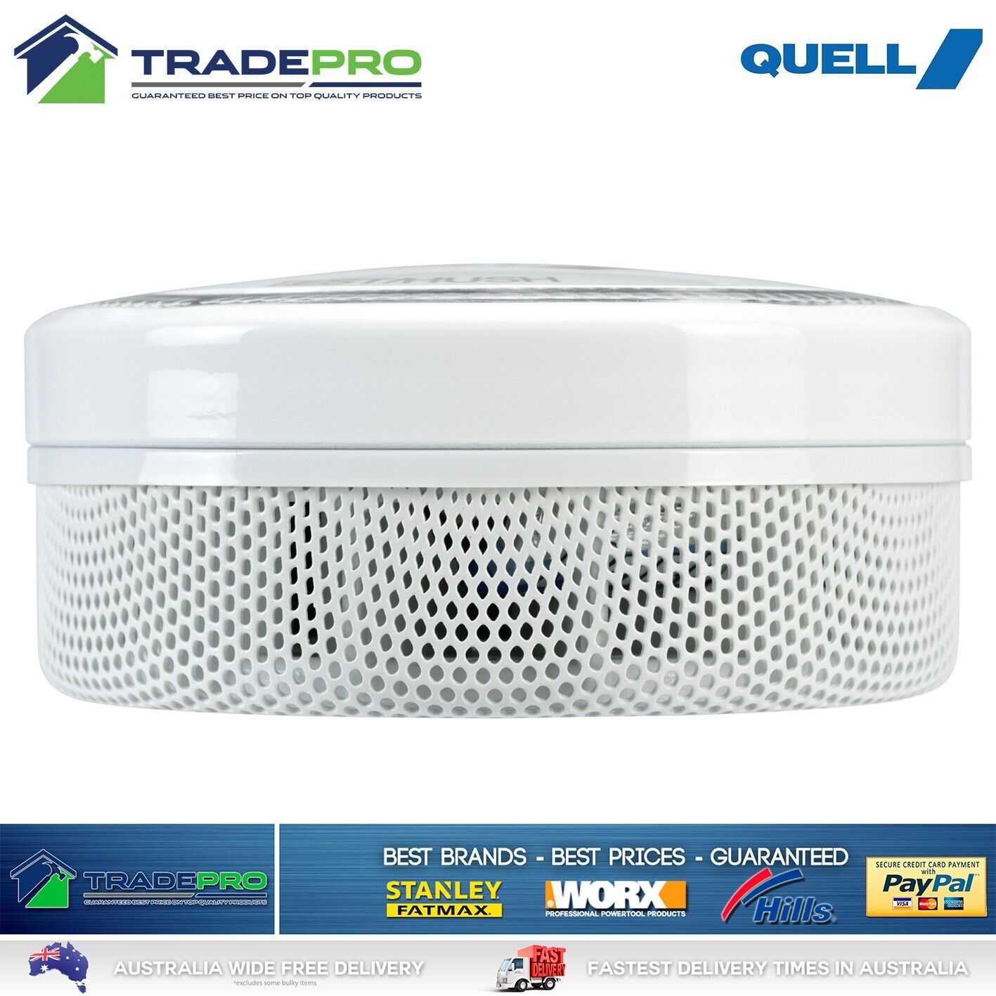 Smoke Alarm Fire Detector Quell® Photoelectric Intelligent Mini Protect QM10 PRO
