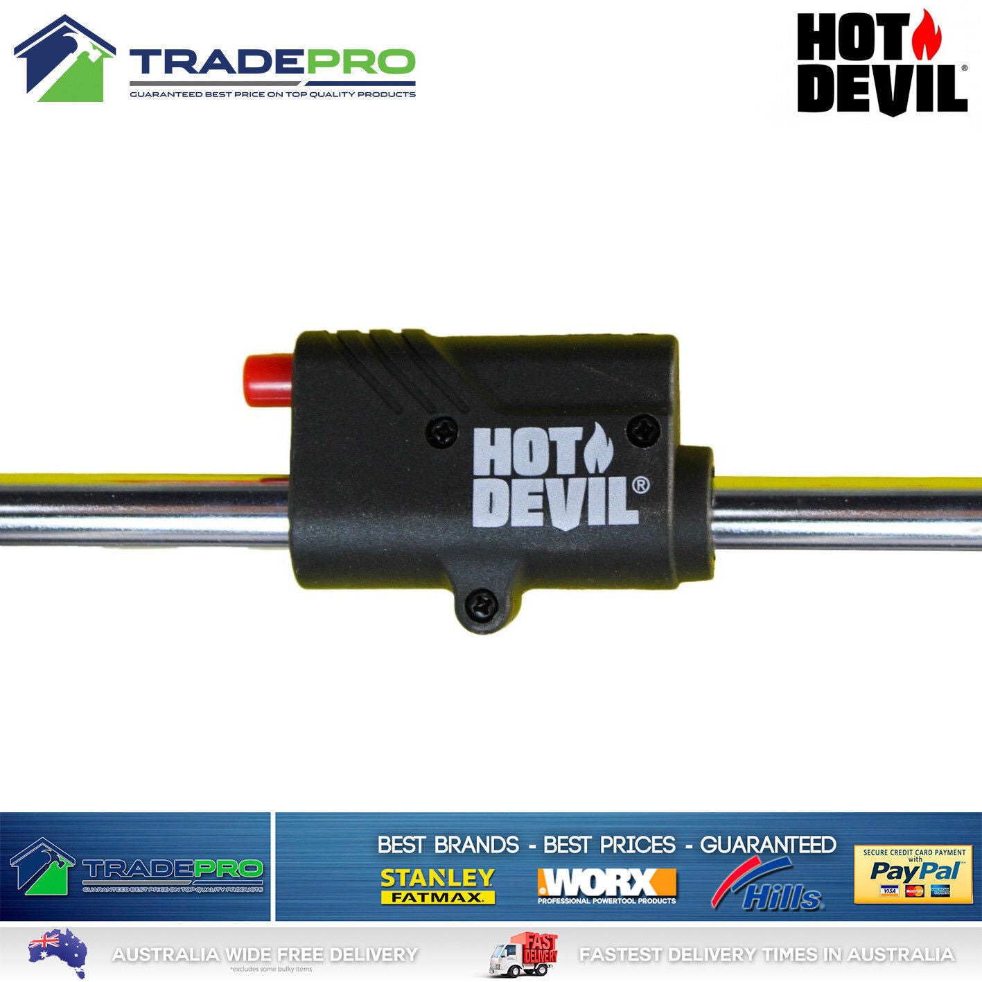 Weed Killer Hot Devil® PRO Grass Shrub Garden Kill Burner Kit Butane Gas Torch