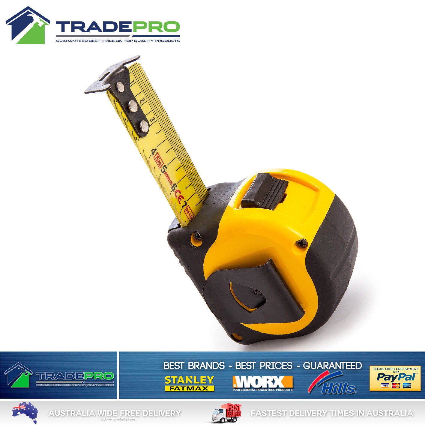 Stanley FatMax 5m Tape Measure Metric NEW MODEL Best Price Fat Max 5Mtr Metre