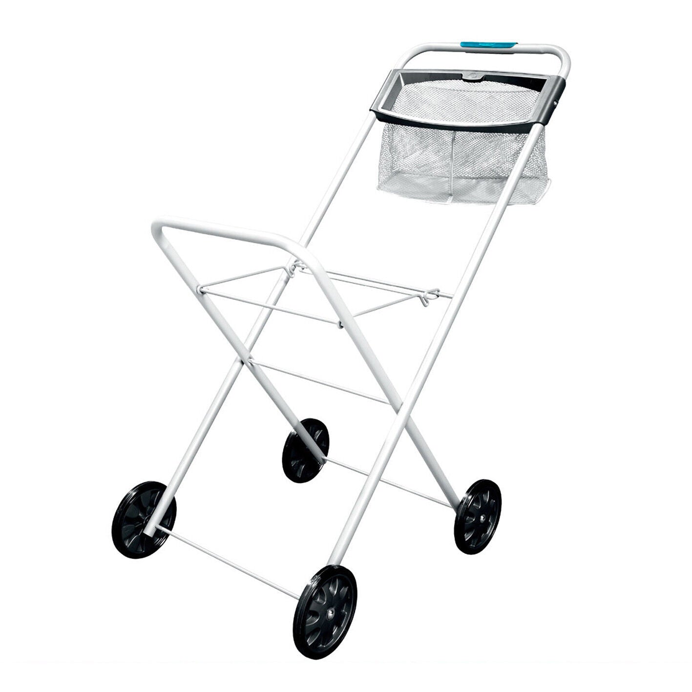 Laundry Trolley Hills® Deluxe Panache with Peg Basket Foldable Clothes Washing