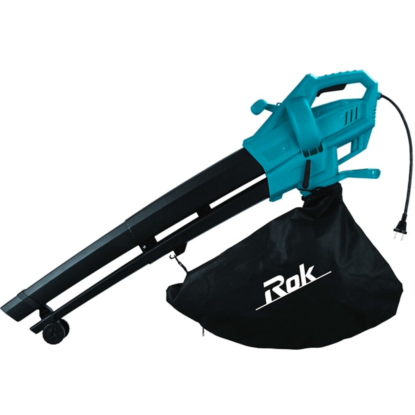 Blower Vac Mulcher Rok Garden Leaf Blower Shredder & Vacuum 2400W Electric 50530