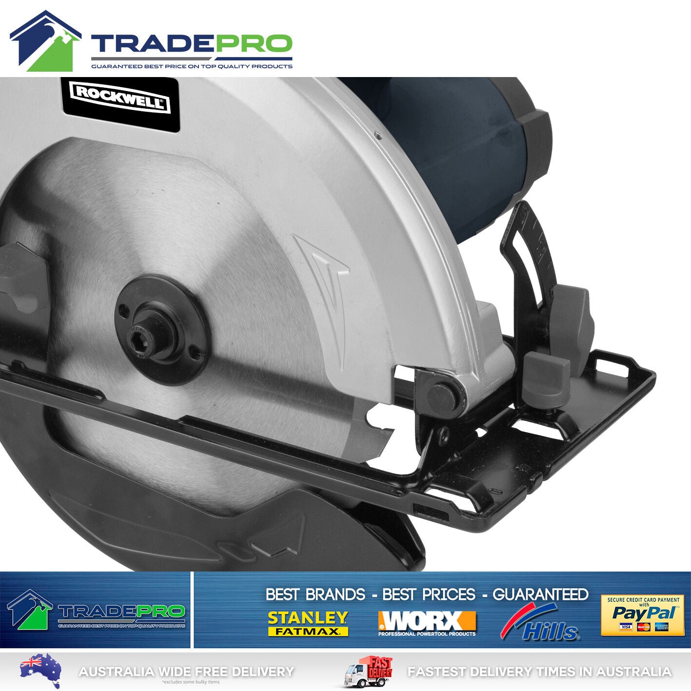 Circular Saw 185mm Electric 71/4" PRO 1200W Wood Cutting Blade & Dust Port