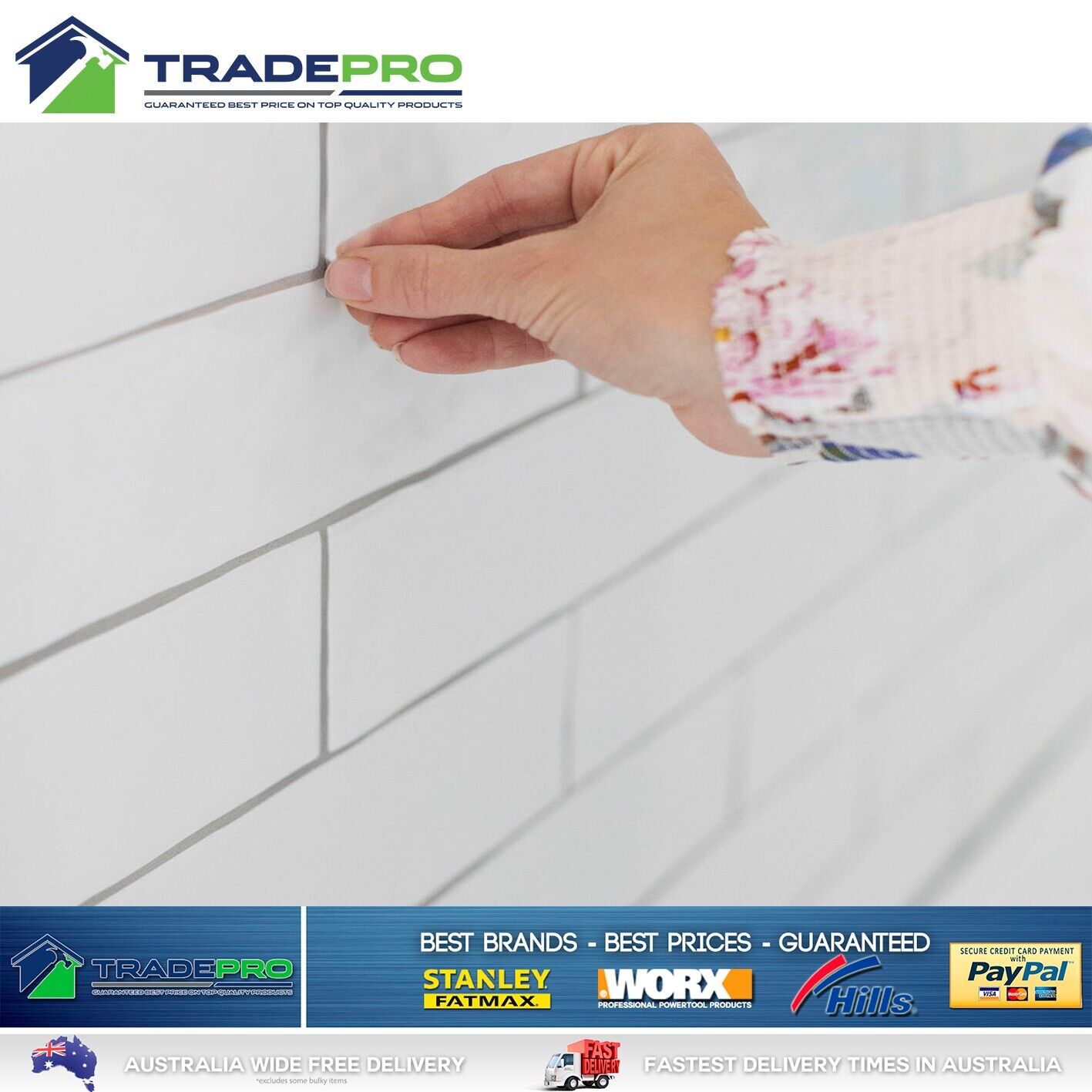 Tile Grout 800g Coloured Grey Premix Dunlop Wall Floor In & Outdoor Ready Powder