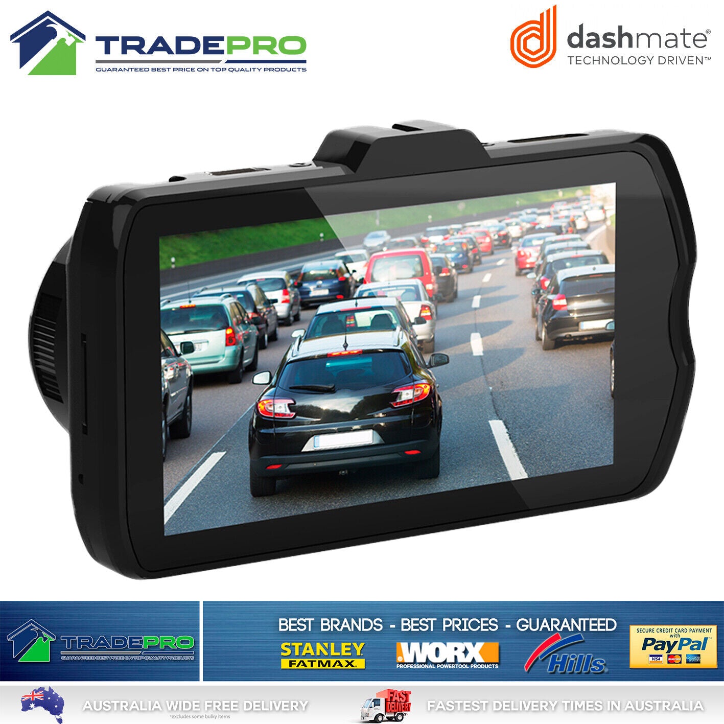 Dash Cam Car Camera Dashmate PRO 1080P HD LCD Video Recorder Motion Detection