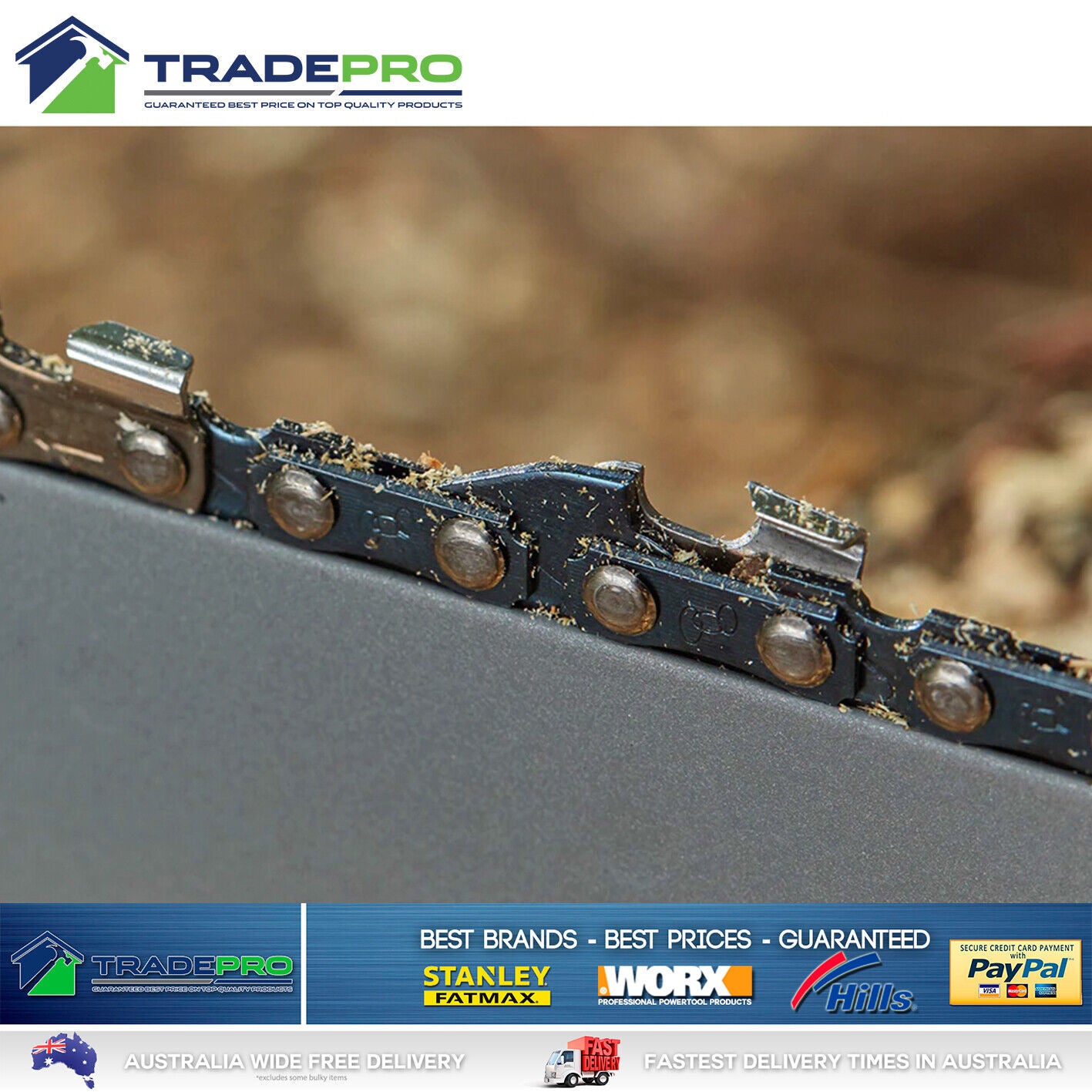 Stanley® Fatmax Chainsaw 18V Kit with PRO 4.0AH Battery 30cm Chain Saw Bar Tree