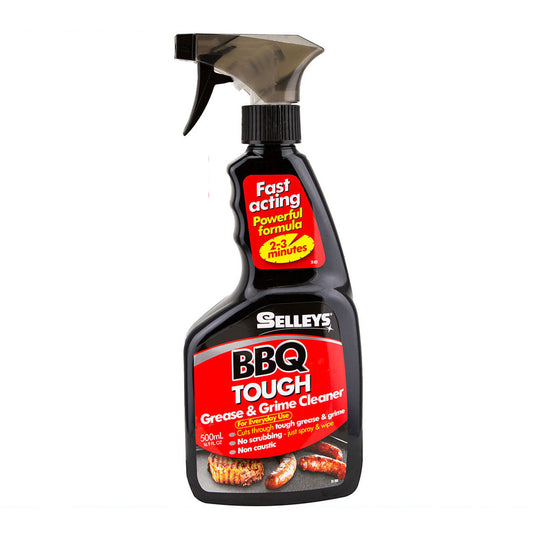 BBQ Cleaner Selleys Heavy Duty Tough Grease Grime Grill Safe Oven Spray 500ml