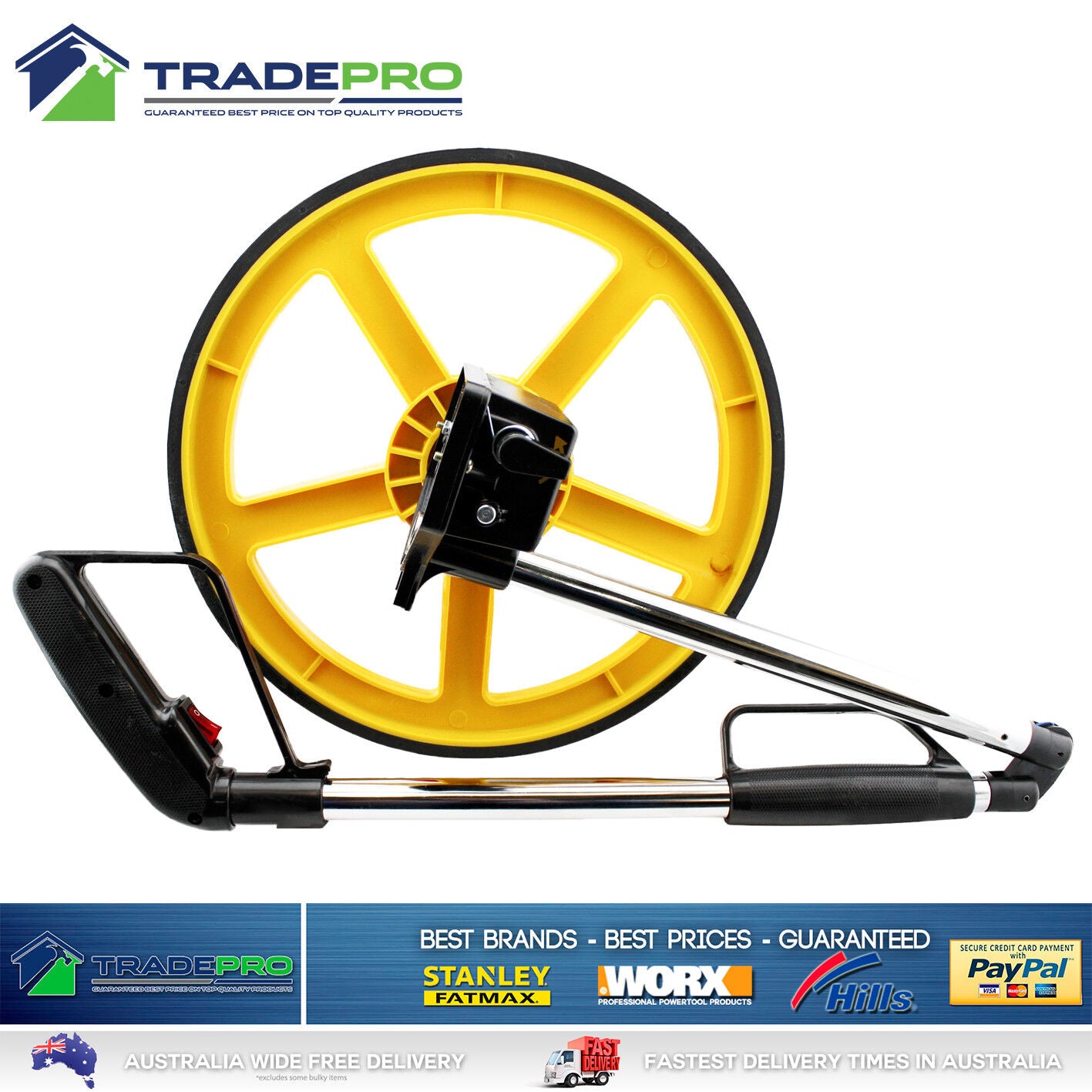 Measuring Wheel 10KM PRO Medalist 318mm Distance Night Light Carry Bag Folding